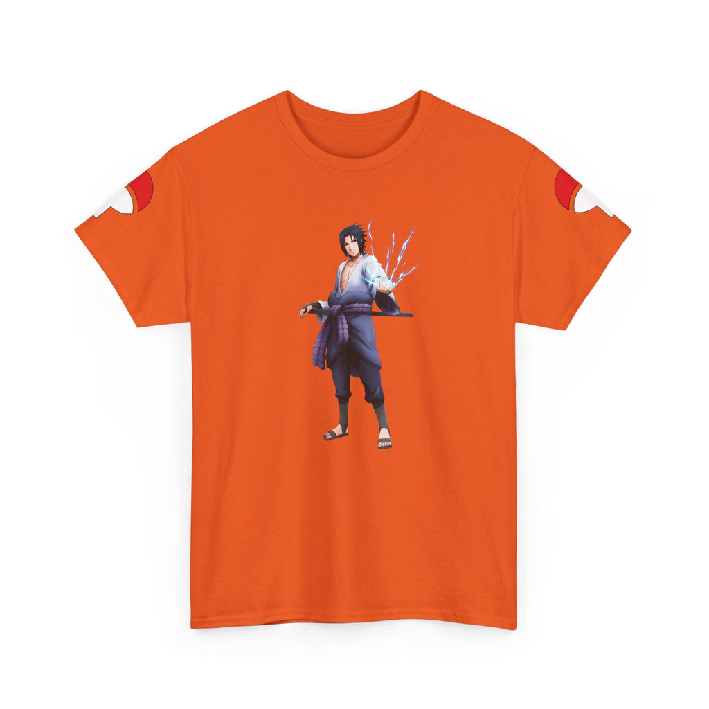 Graphic Anime Μπλούζα Sasuke – Premium Uchiha Clan Logo Tee