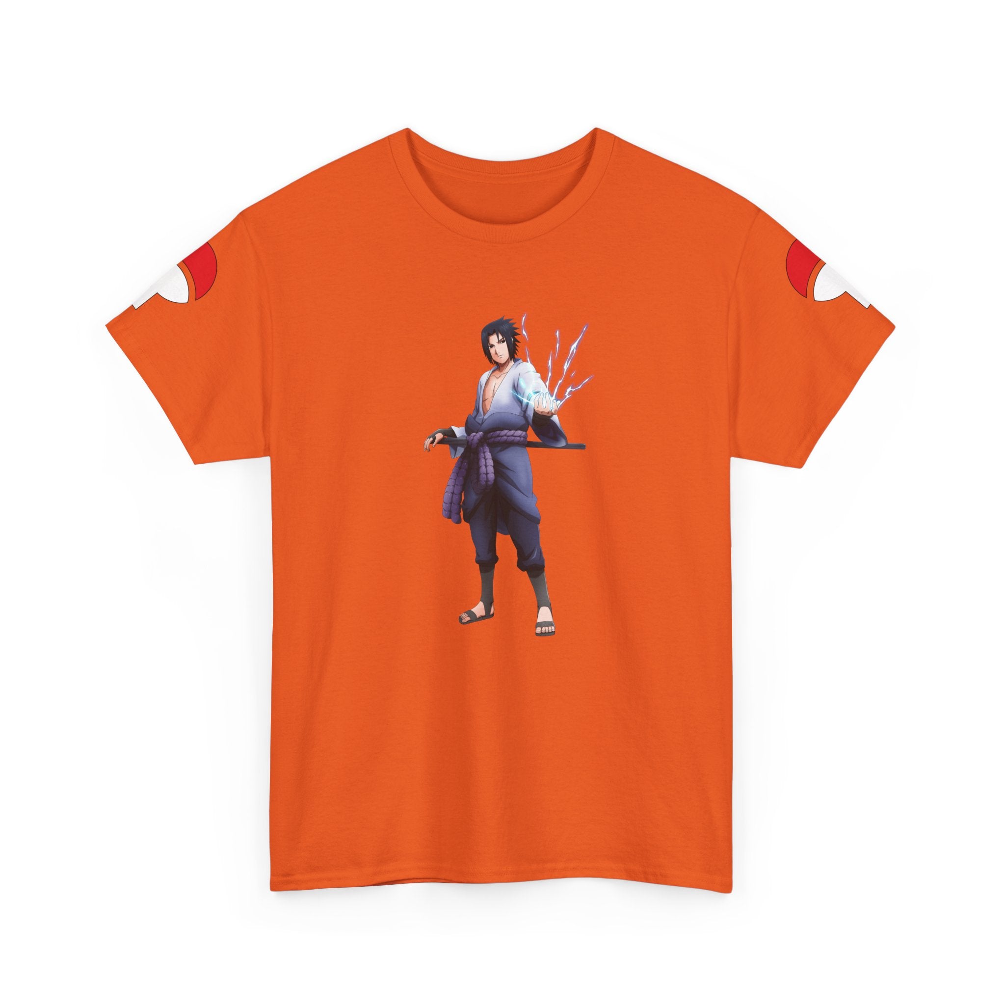 Graphic Anime Μπλούζα Sasuke – Premium Uchiha Clan Logo Tee