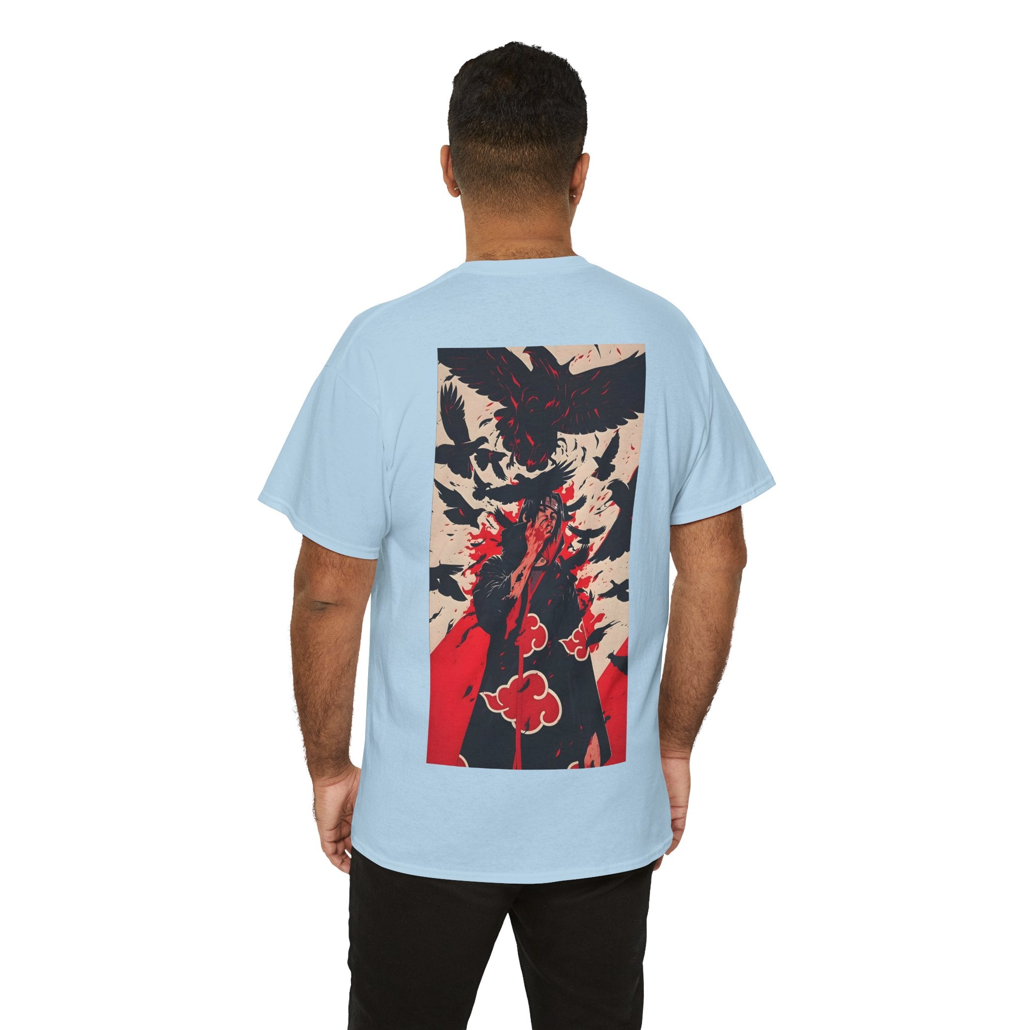 Anime T-Shirt "Itachi Uchiha Crow Illusion" PlusVibe (Έως 5XL)