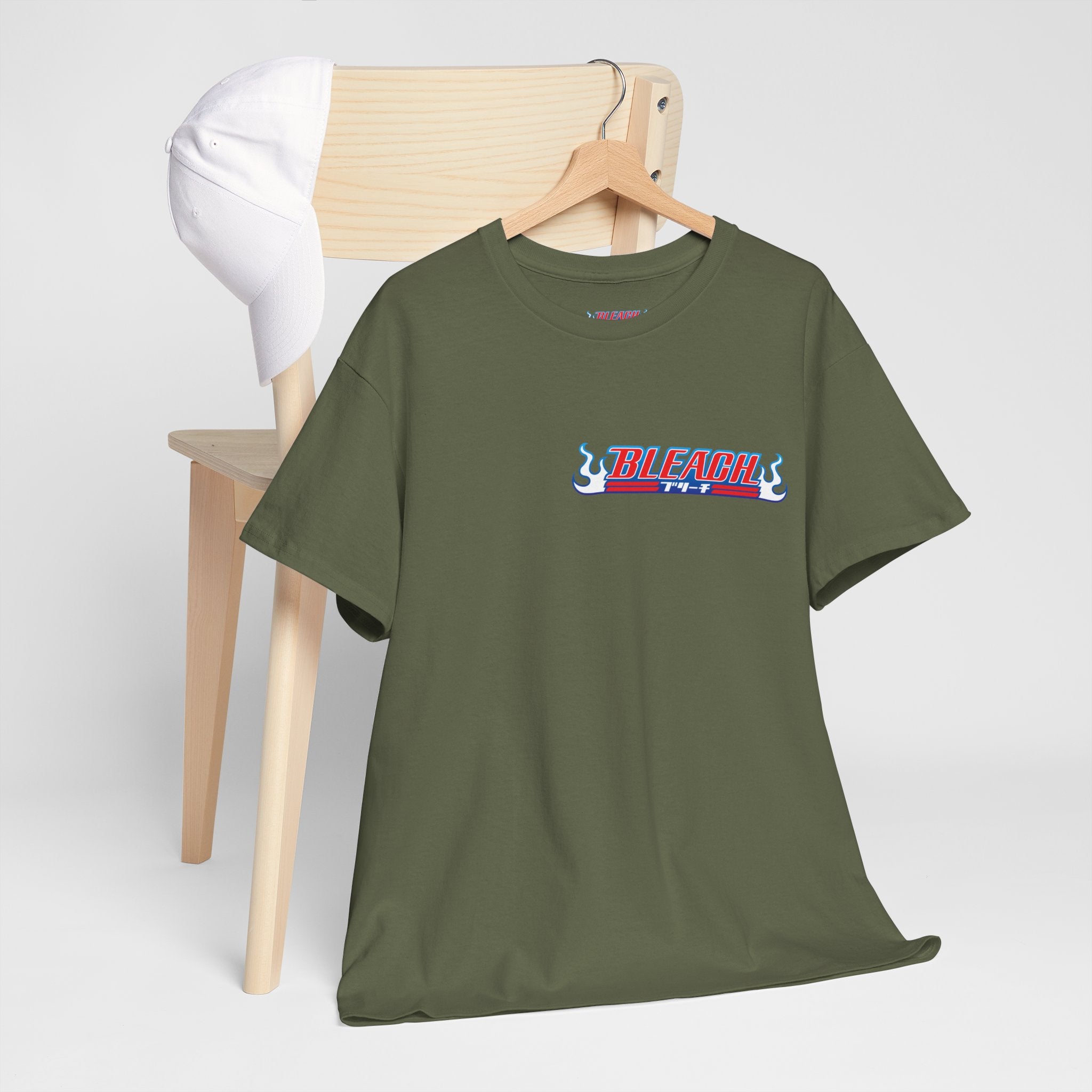 Anime T-Shirt Bleach "Ichigo Kurosaki" Back Graphic PlusVibe (Έως 5XL)