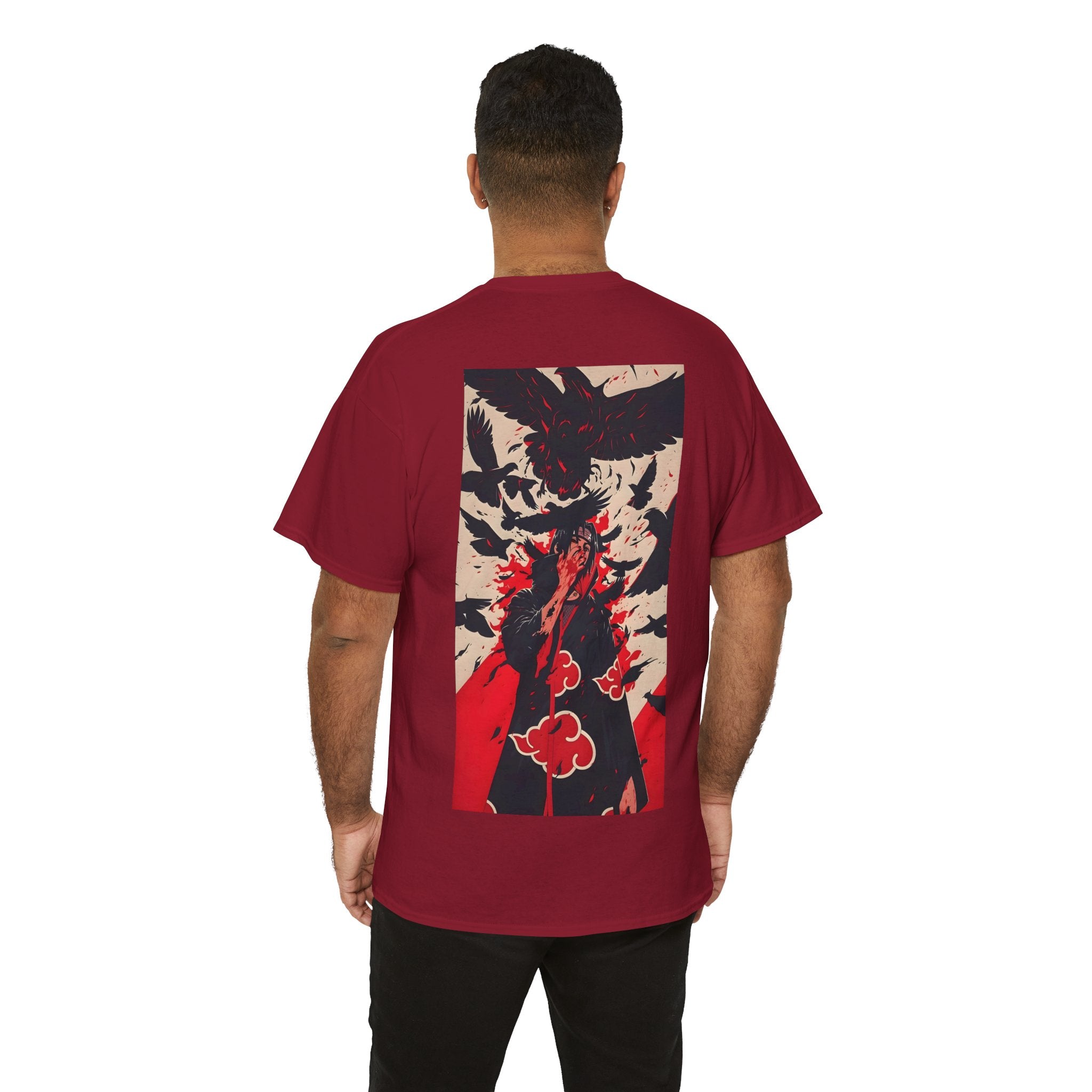 Anime T-Shirt "Itachi Uchiha Crow Illusion" PlusVibe (Έως 5XL)
