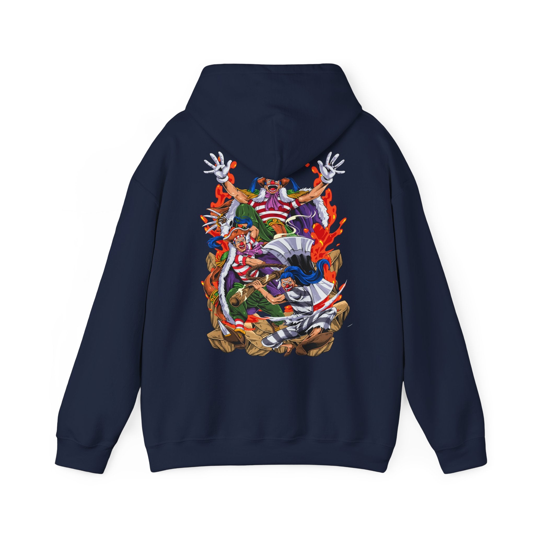 Oversized Anime Φούτερ "Buggy The Yonko" PlusVibe (Έως 5XL)