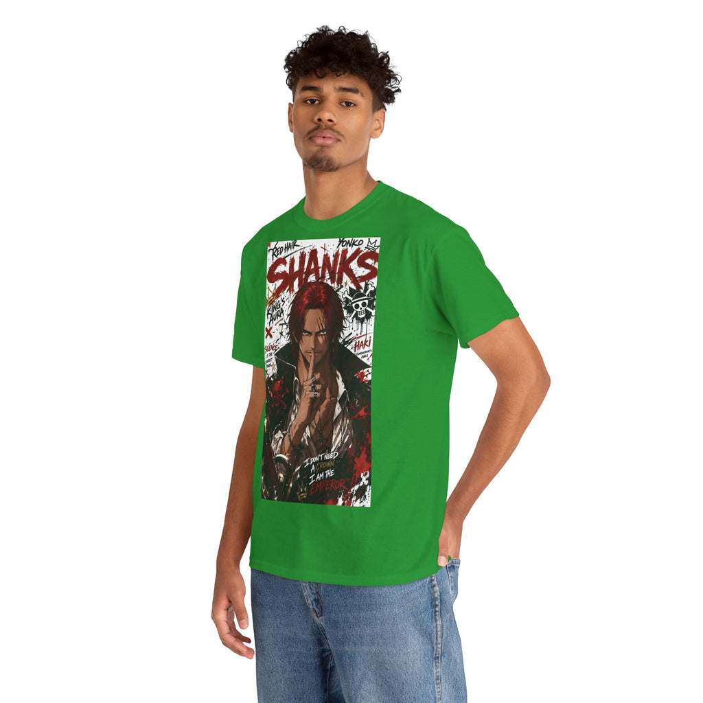 Anime T-Shirt "Red-Haired Shanks Streetwear" PlusVibe (Έως 5XL)