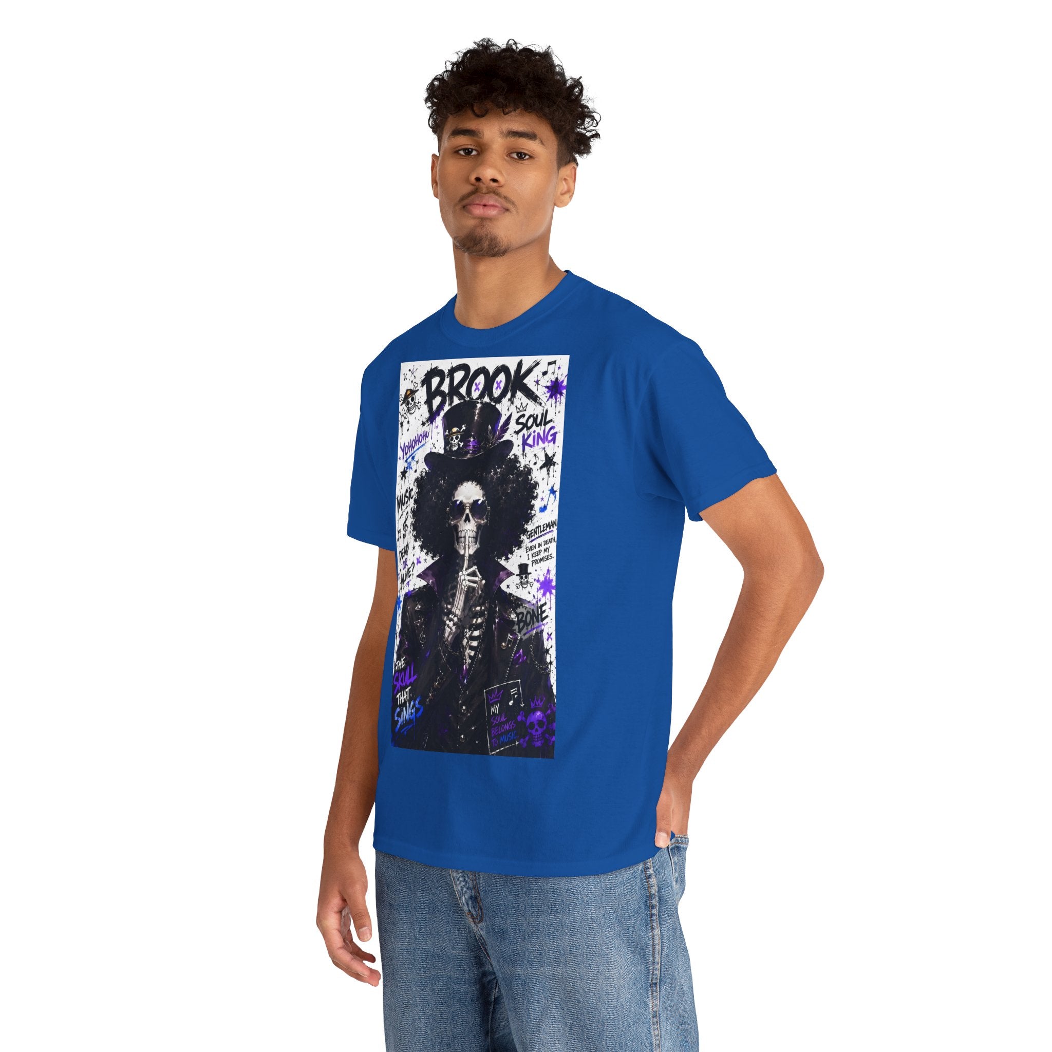 Anime T-Shirt "Soul King Brook Streetwear" PlusVibe (Έως 5XL)