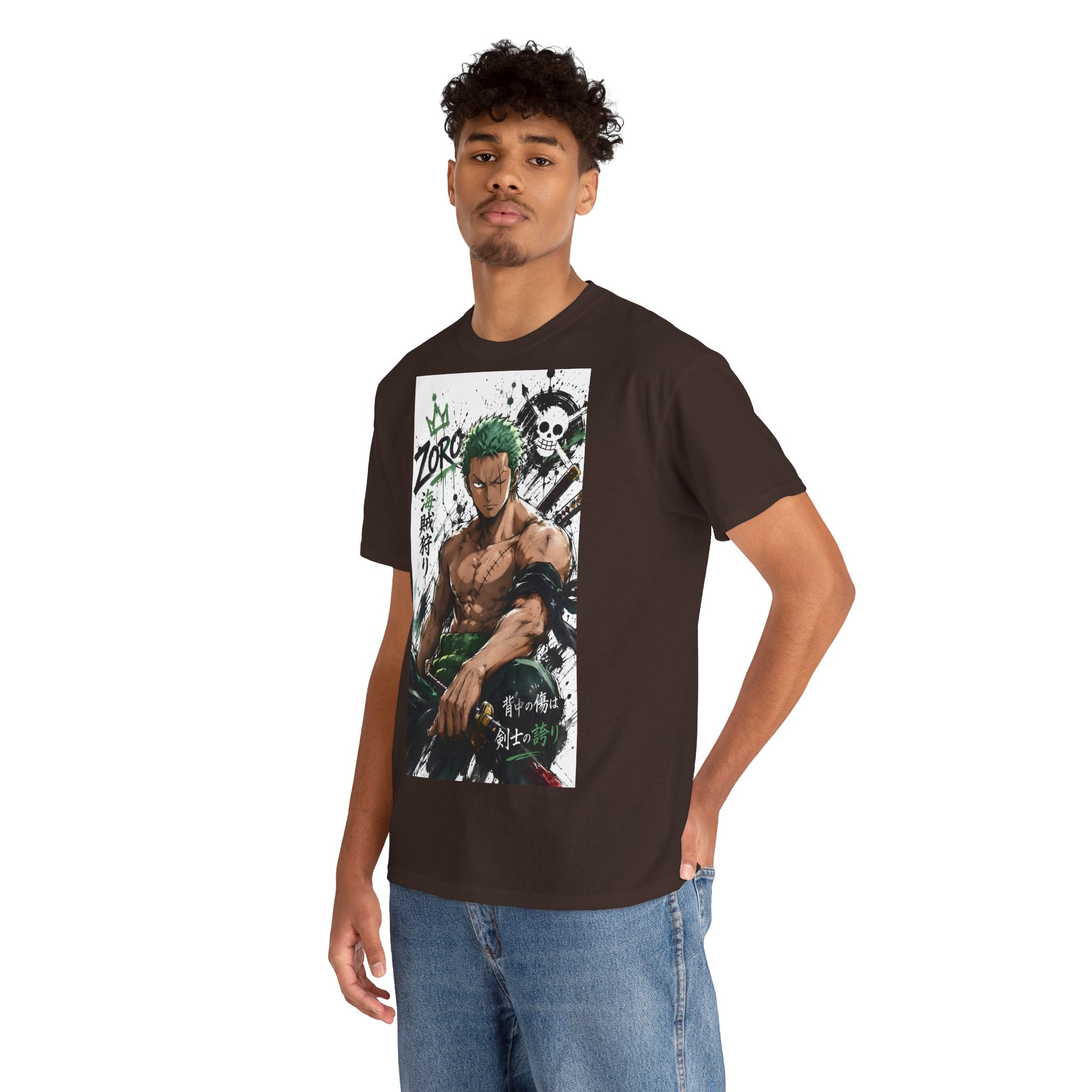Anime T-Shirt "Roronoa Zoro Streetwear" PlusVibe (Έως 5XL)
