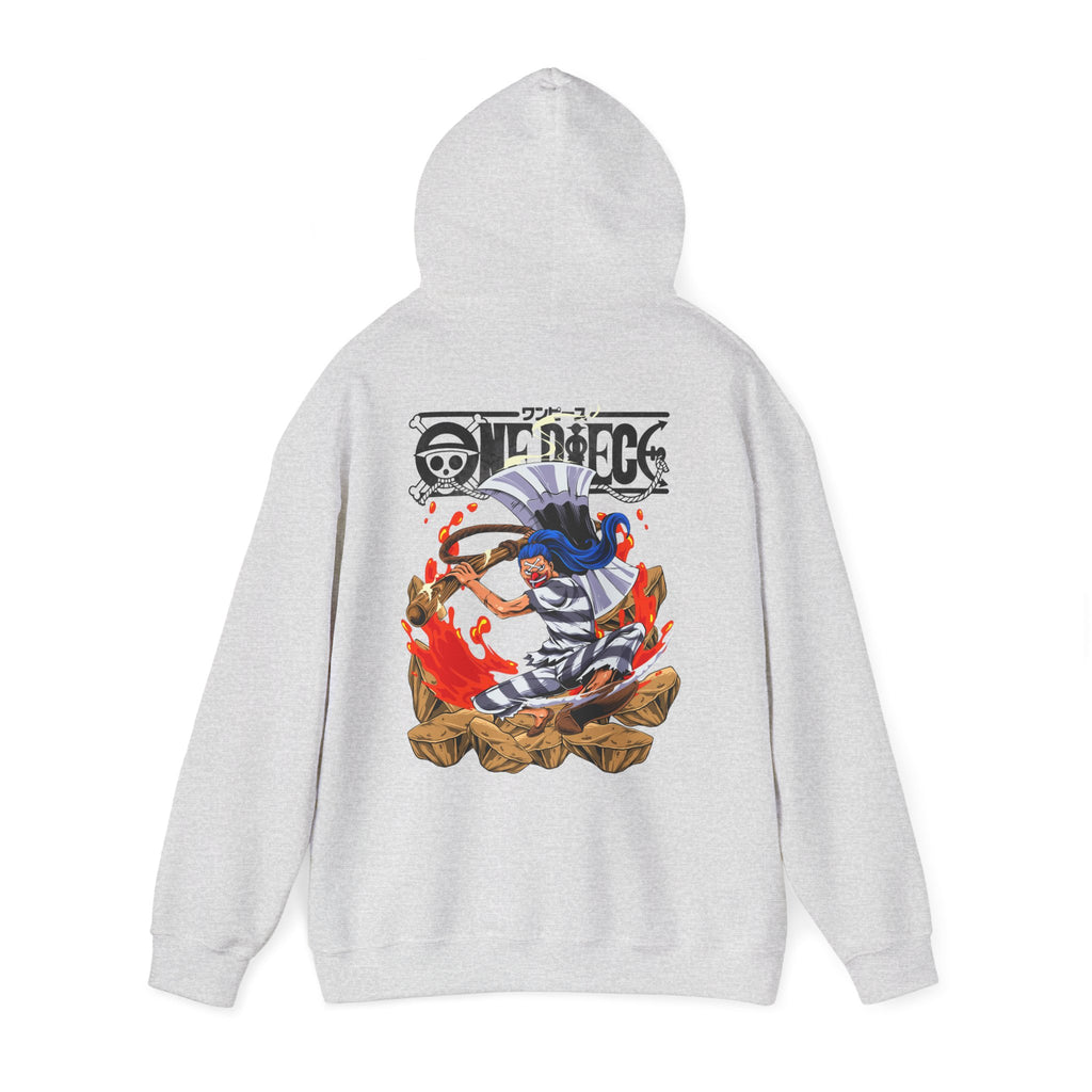 Oversized Anime Φούτερ "Buggy Flashy Yonko" PlusVibe (Έως 5XL)