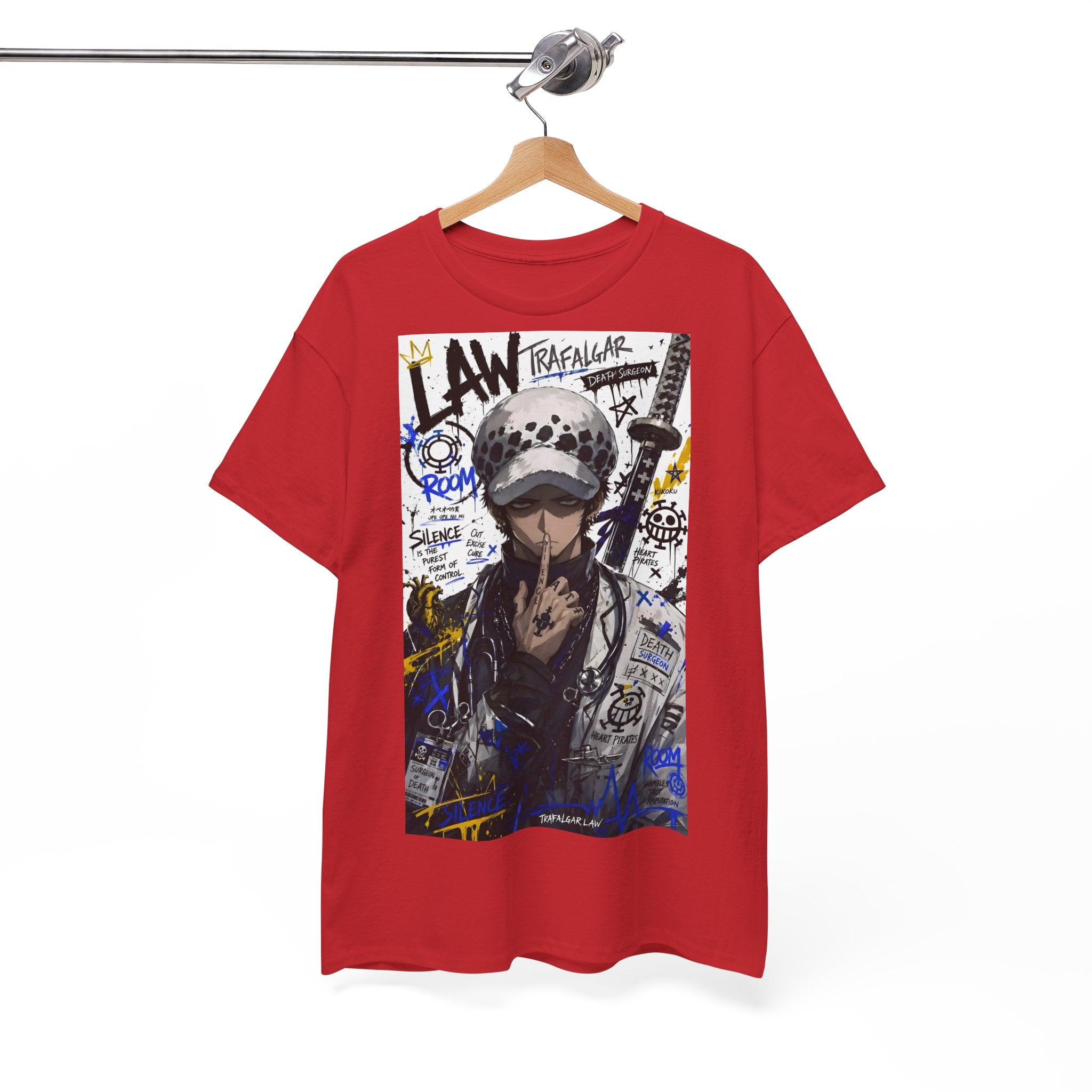 Anime T-Shirt "Trafalgar Law Streetwear" PlusVibe (Έως 5XL)
