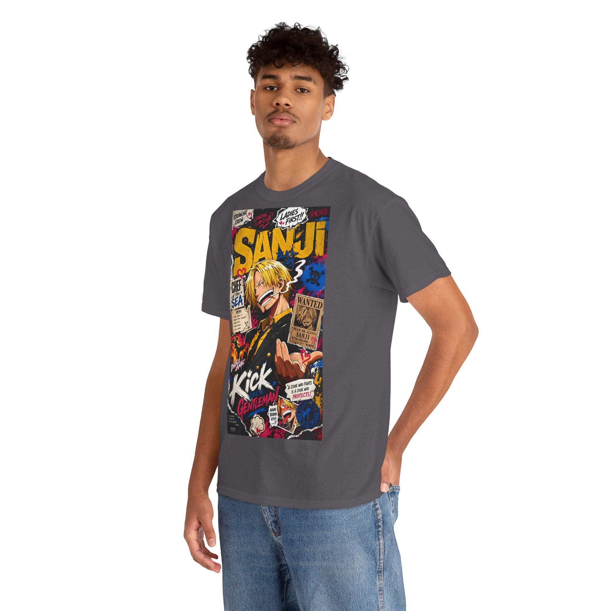Anime T-Shirt "Vinsmoke Sanji Streetwear" PlusVibe (Έως 5XL)