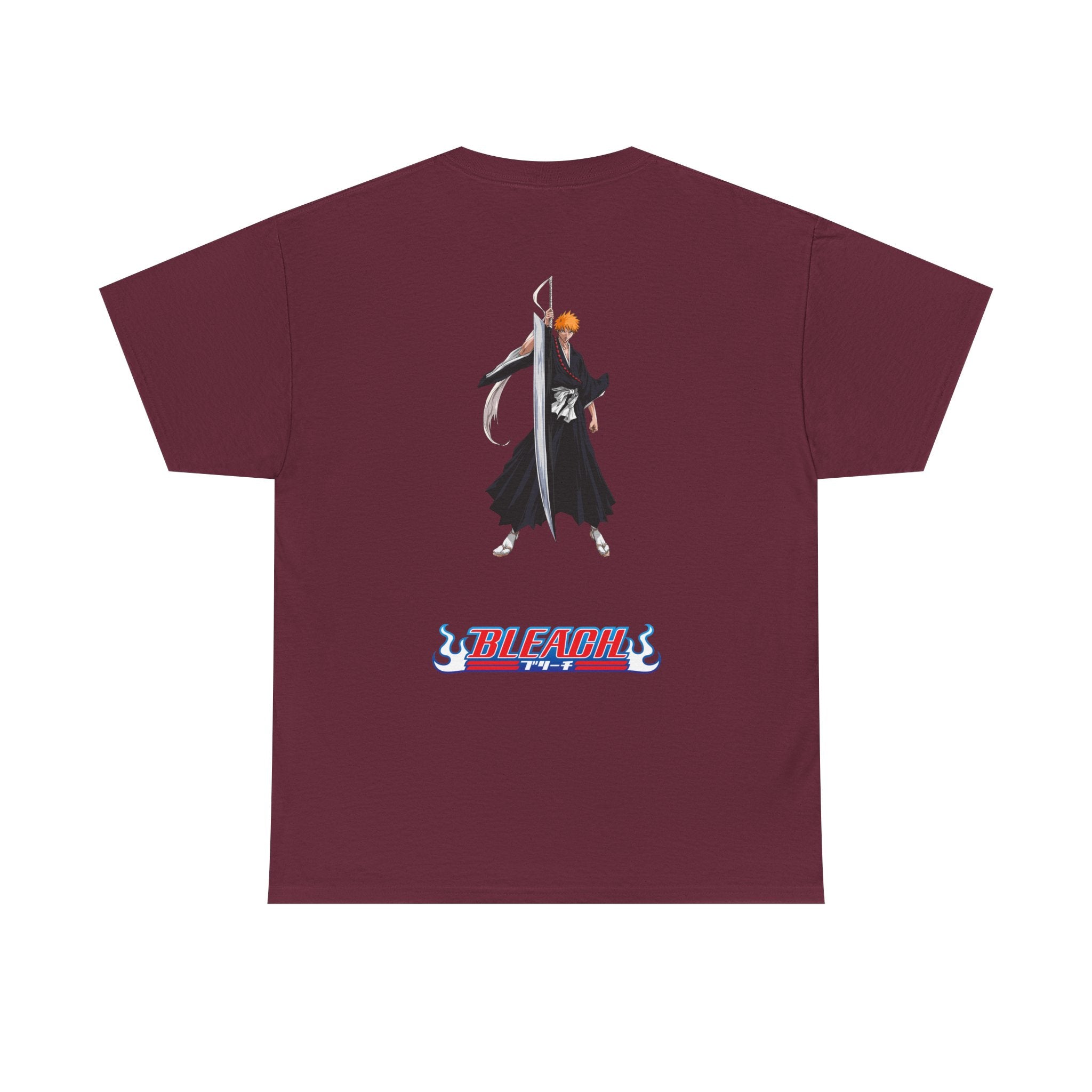 Anime T-Shirt Bleach "Ichigo Kurosaki" Back Graphic PlusVibe (Έως 5XL)