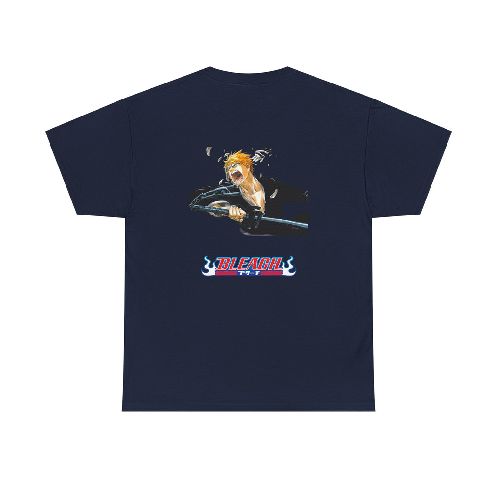 Graphic Anime Μπλούζα Bleach Retro Logo – Vintage Back Print
