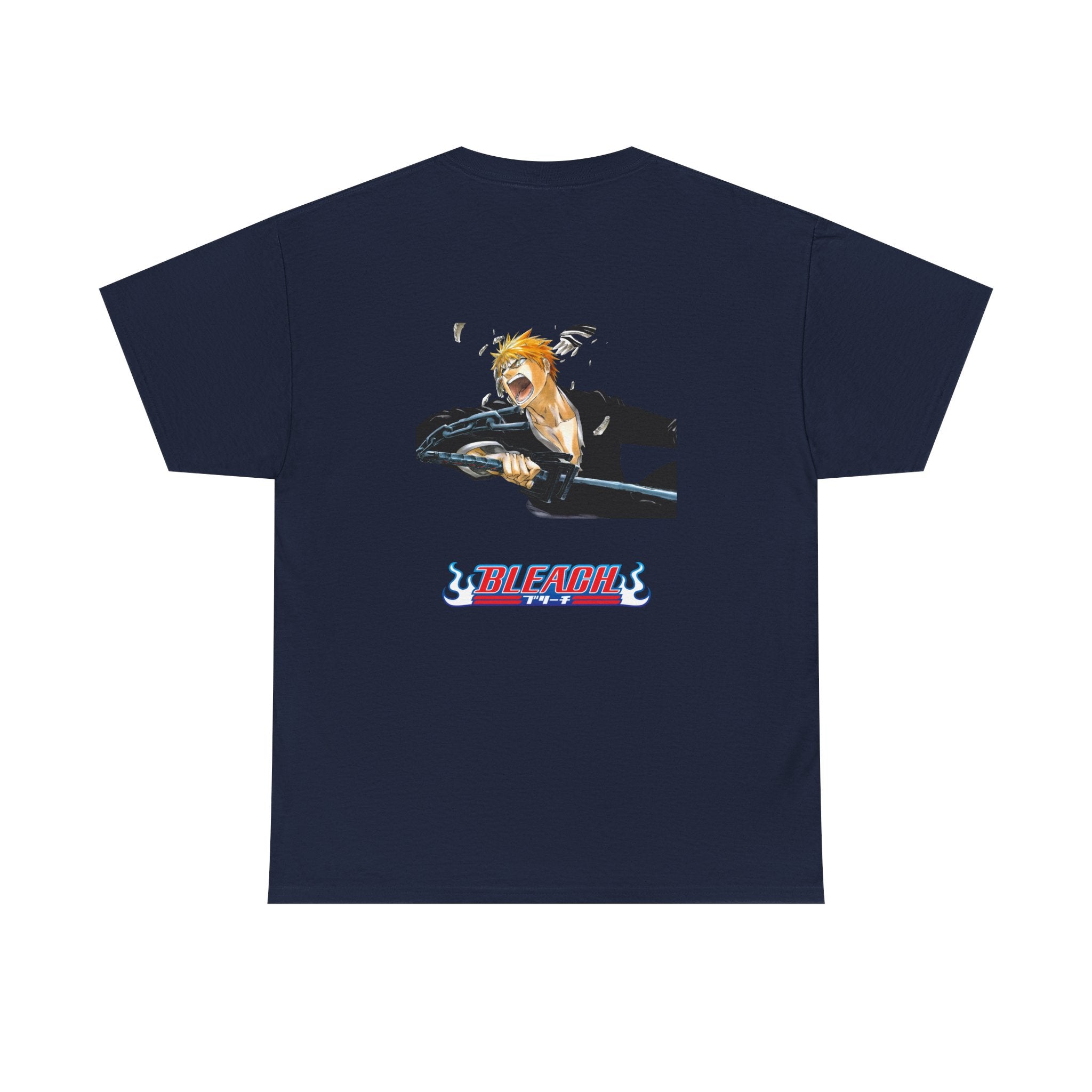 Graphic Anime Μπλούζα Bleach Retro Logo – Vintage Back Print
