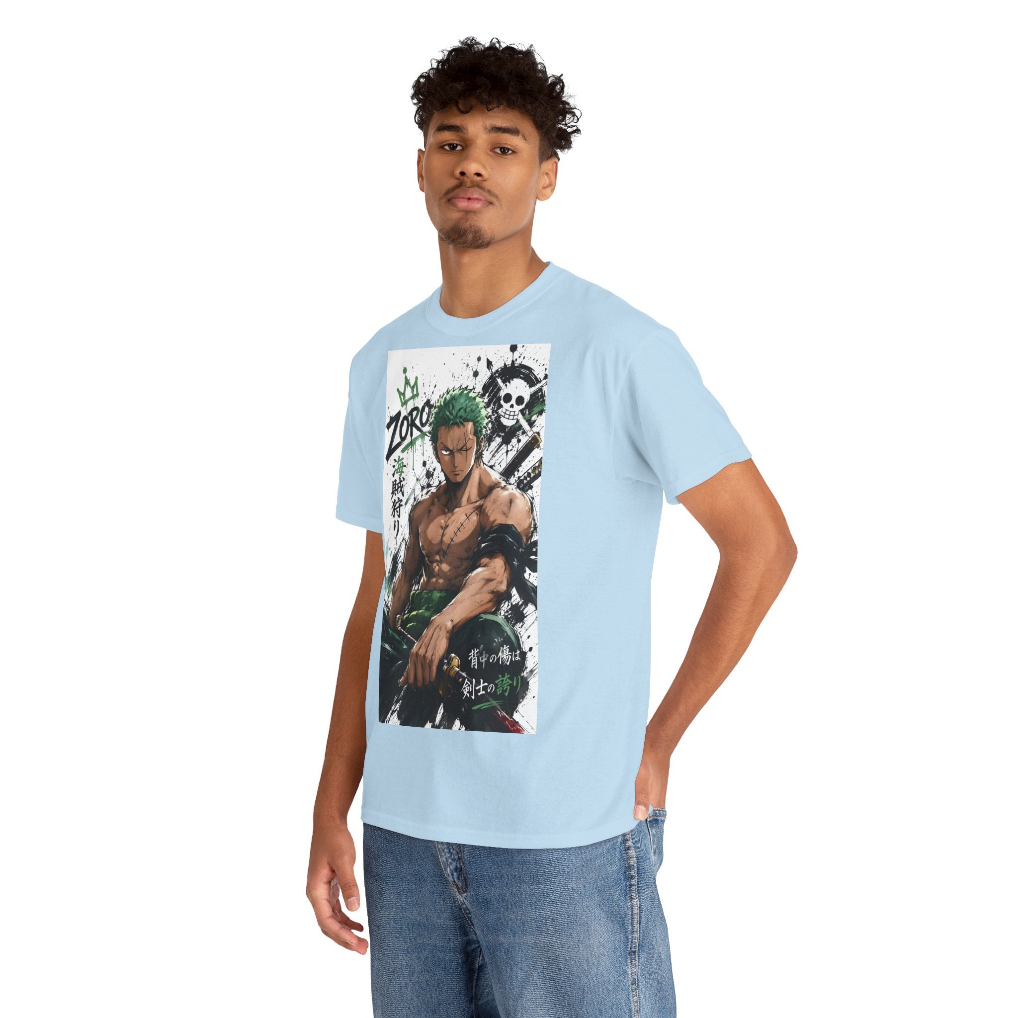 Anime T-Shirt "Roronoa Zoro Streetwear" PlusVibe (Έως 5XL)