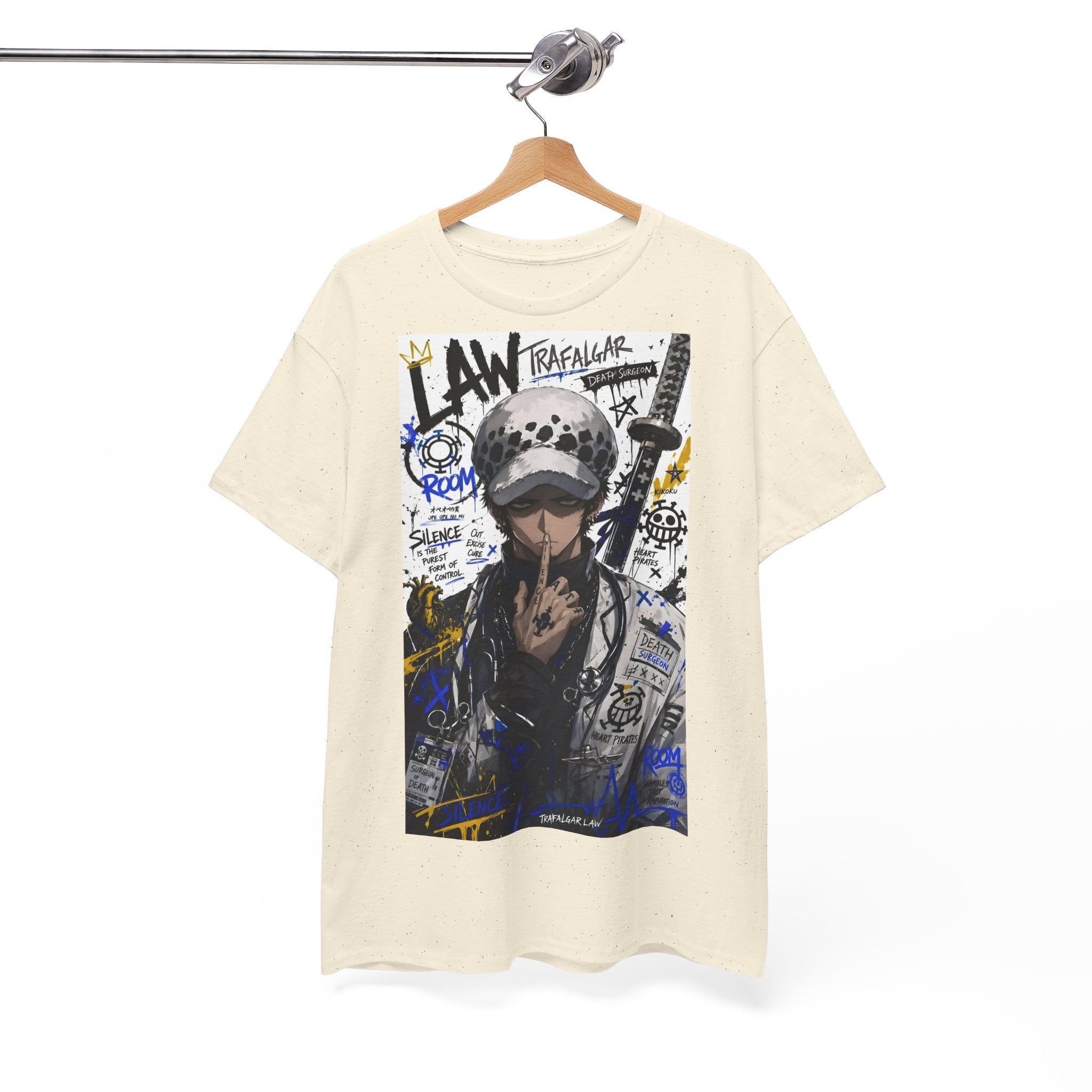 Anime T-Shirt "Trafalgar Law Streetwear" PlusVibe (Έως 5XL)