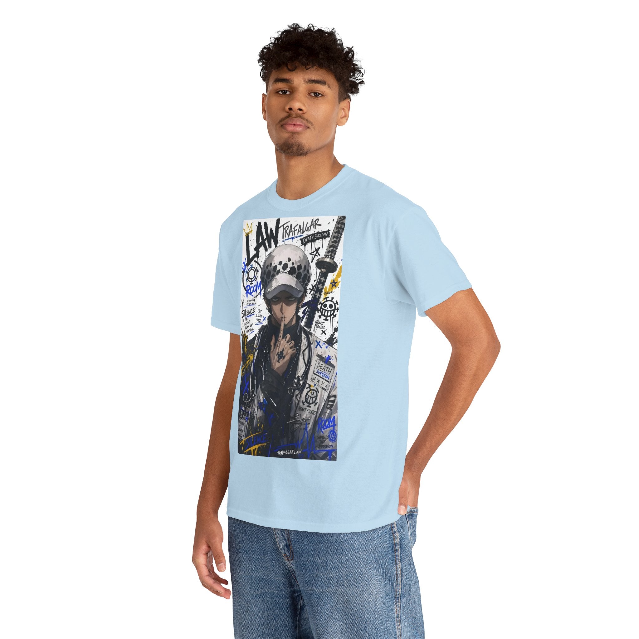 Anime T-Shirt "Trafalgar Law Streetwear" PlusVibe (Έως 5XL)
