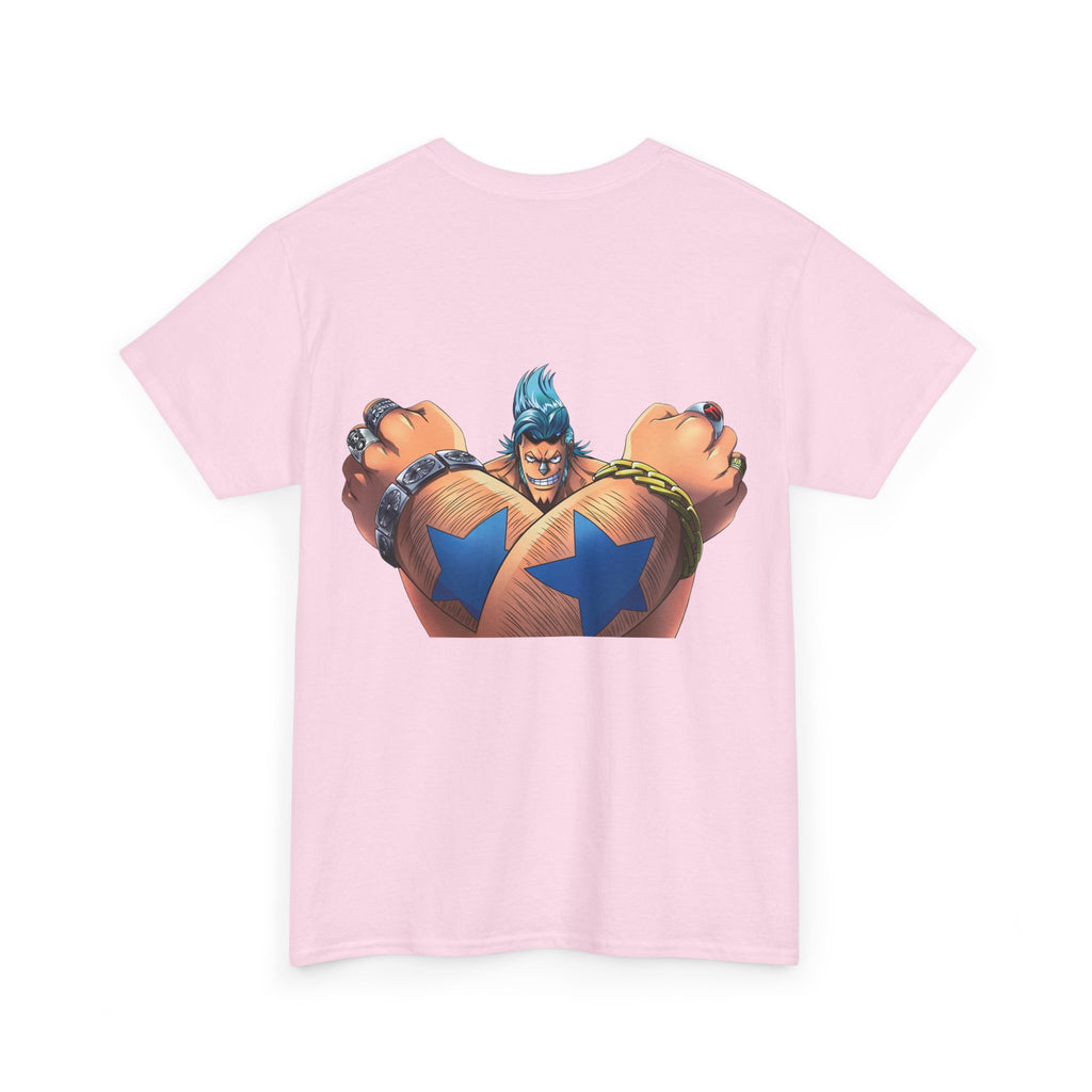 Graphic Anime Μπλούζα Franky – Retro Chest & Back Print
