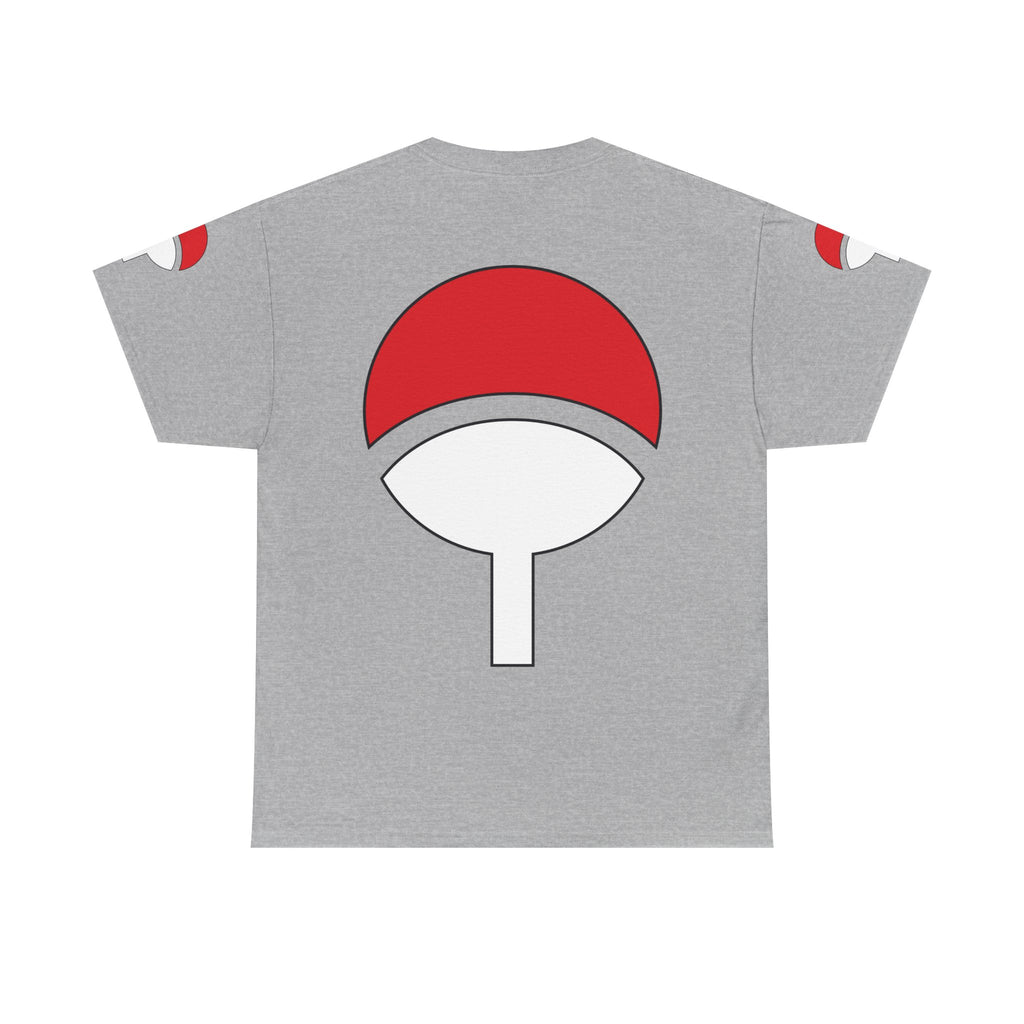 Graphic Anime Μπλούζα Sasuke – Premium Uchiha Clan Logo Tee
