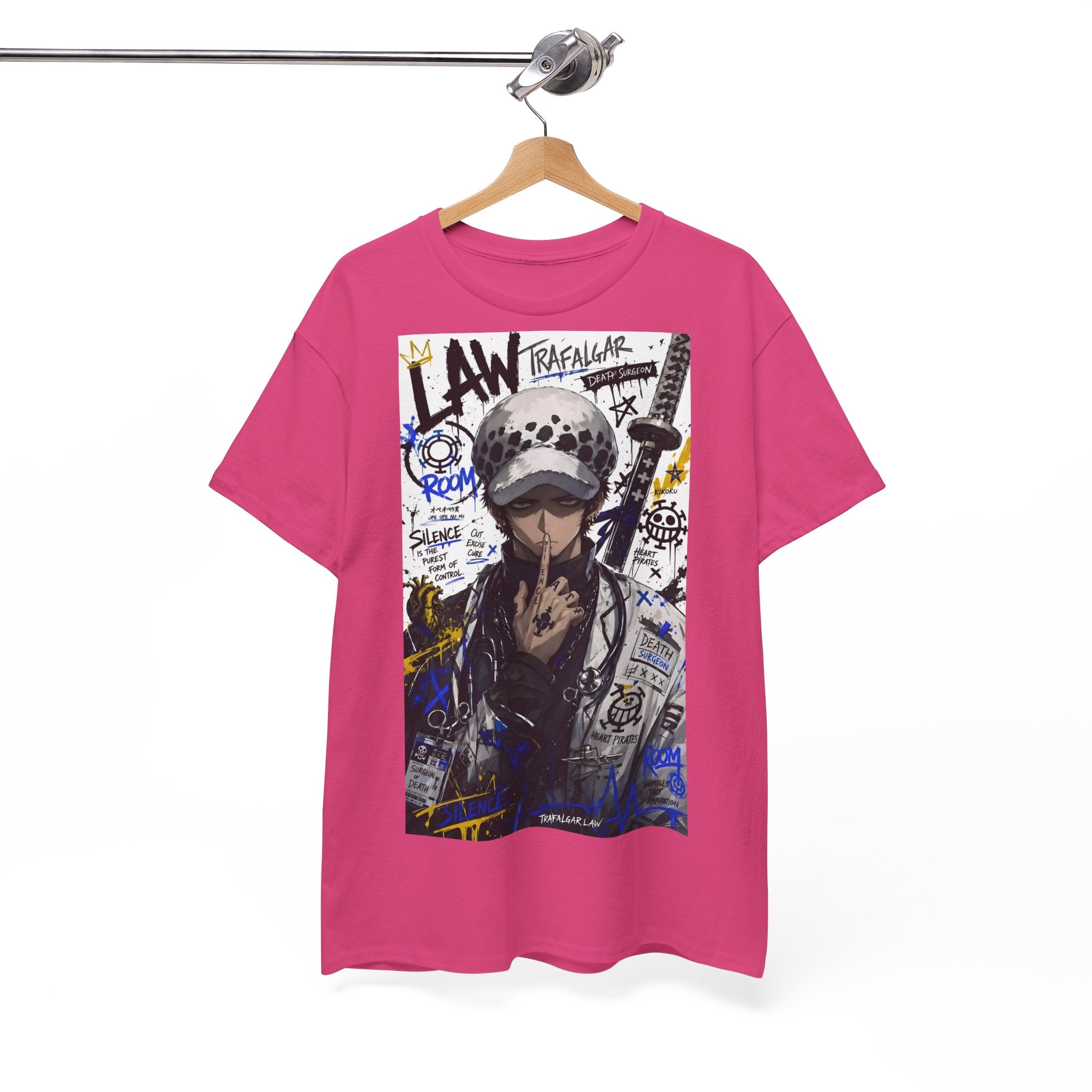 Anime T-Shirt "Trafalgar Law Streetwear" PlusVibe (Έως 5XL)