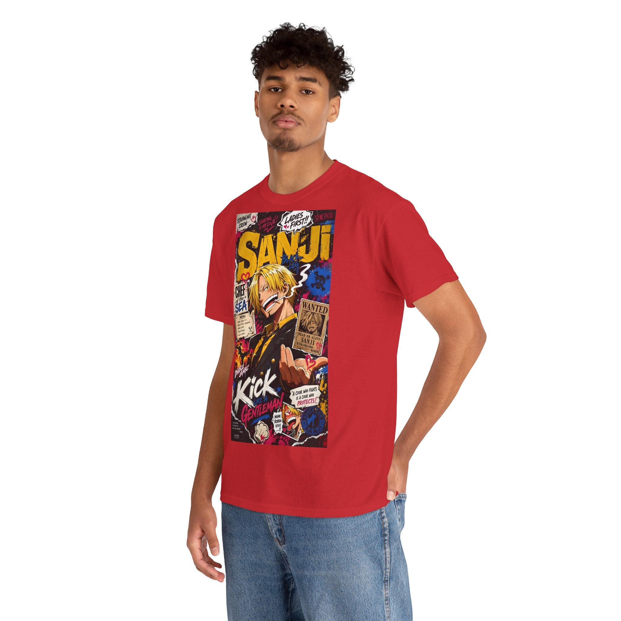 Anime T-Shirt "Vinsmoke Sanji Streetwear" PlusVibe (Έως 5XL)