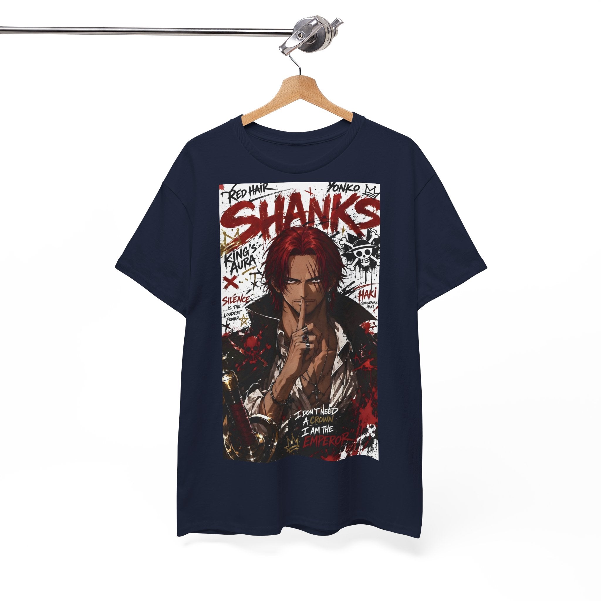 Anime T-Shirt "Red-Haired Shanks Streetwear" PlusVibe (Έως 5XL)