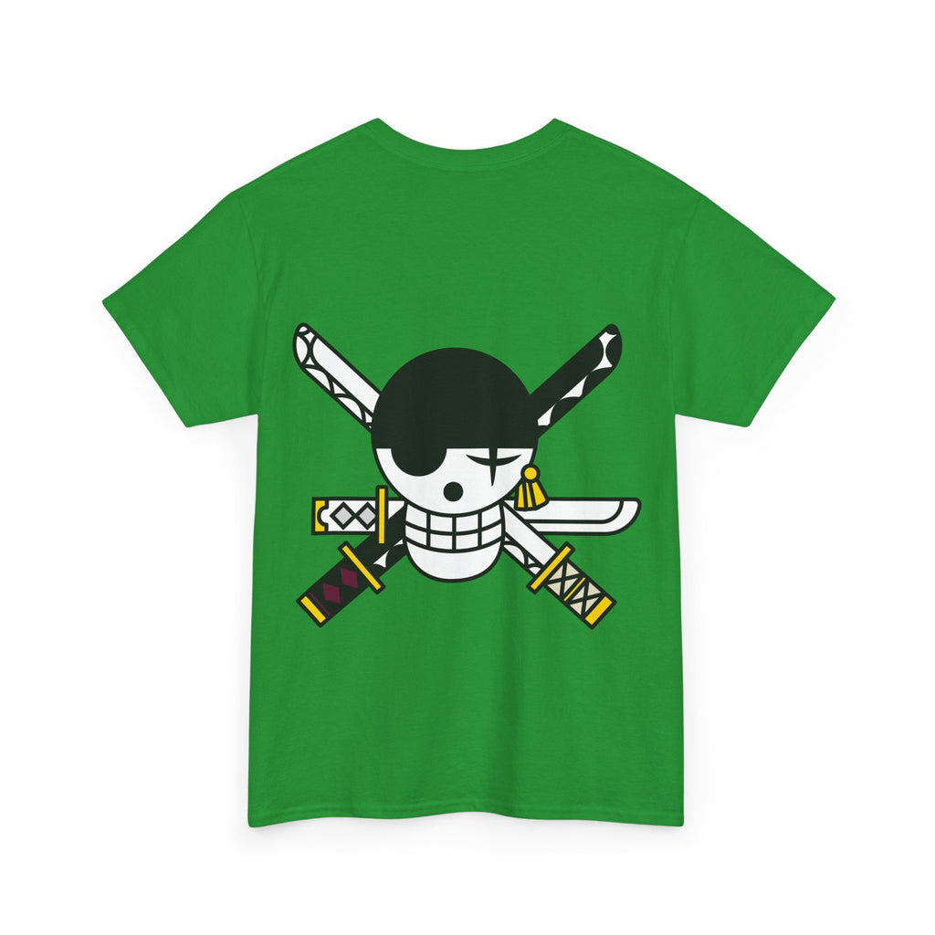 Anime T-Shirt "Zoro Jolly Roger" Backprint PlusVibe (Έως 5XL)