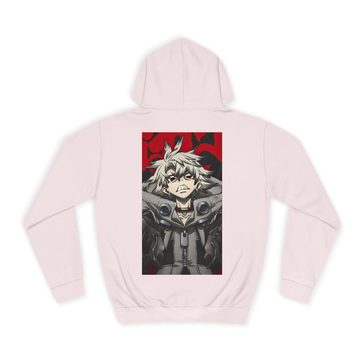 Anime Hoodie "Rudo Crimson Rage" PlusVibe (Έως 5XL)