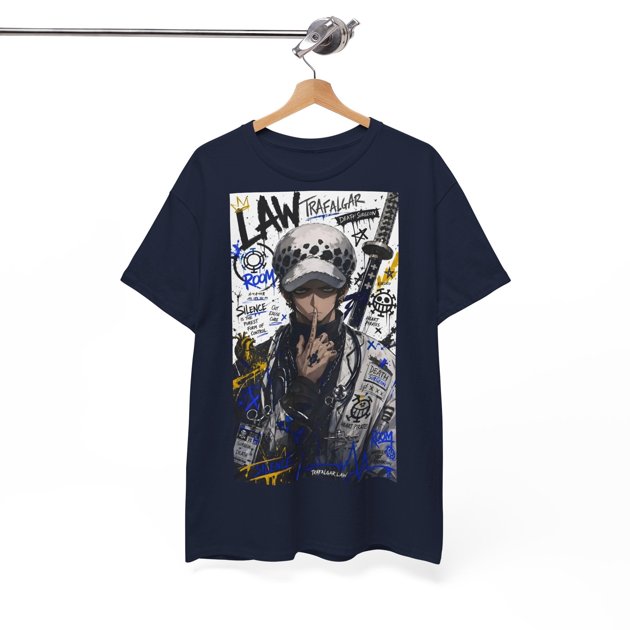 Anime T-Shirt "Trafalgar Law Streetwear" PlusVibe (Έως 5XL)
