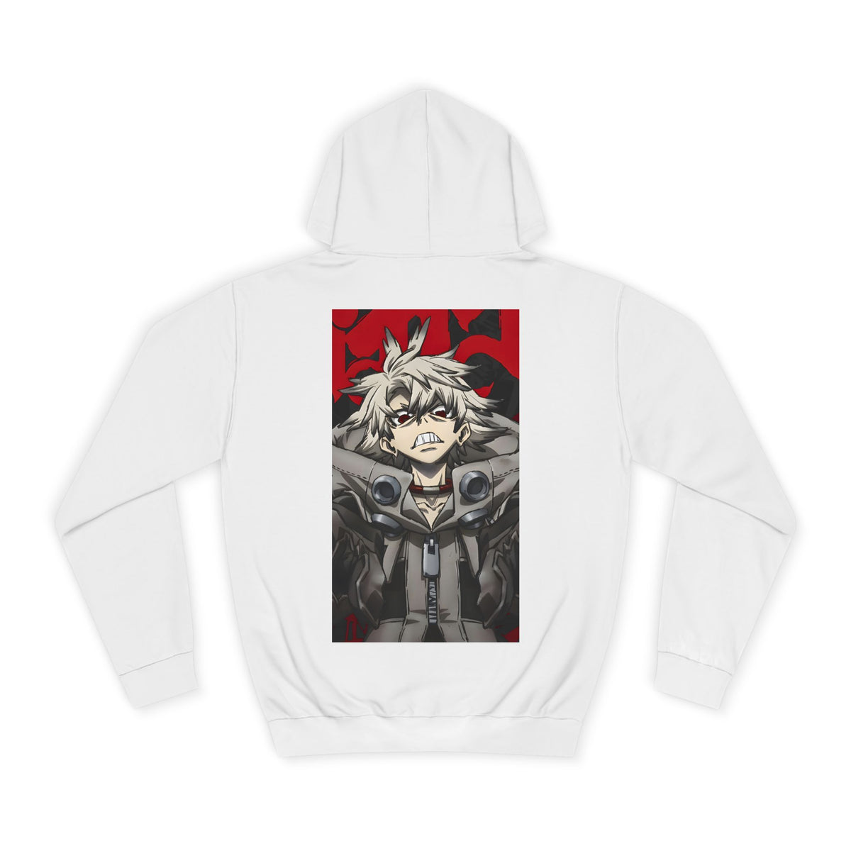 Anime Hoodie "Rudo Crimson Rage" PlusVibe (Έως 5XL)