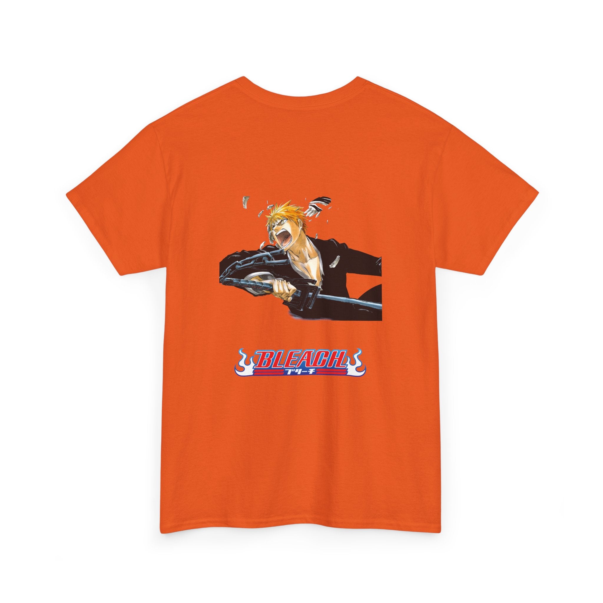 Graphic Anime Μπλούζα Bleach Retro Logo – Vintage Back Print
