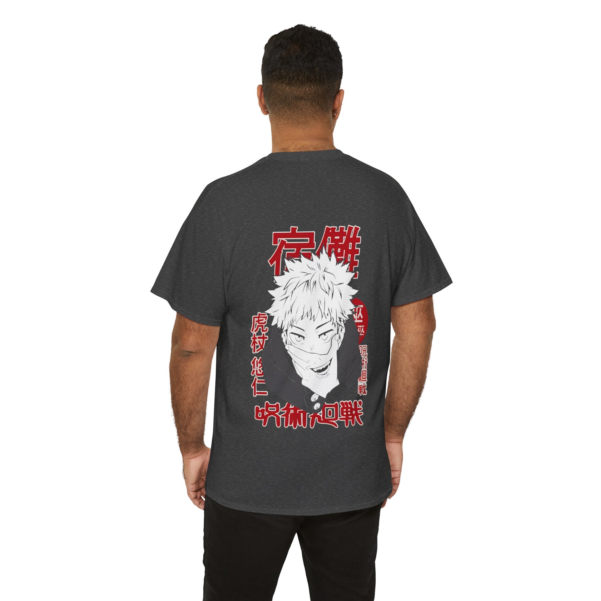 Anime T-Shirt "Yuji Itadori Sukuna Hand" PlusVibe (Έως 5XL)