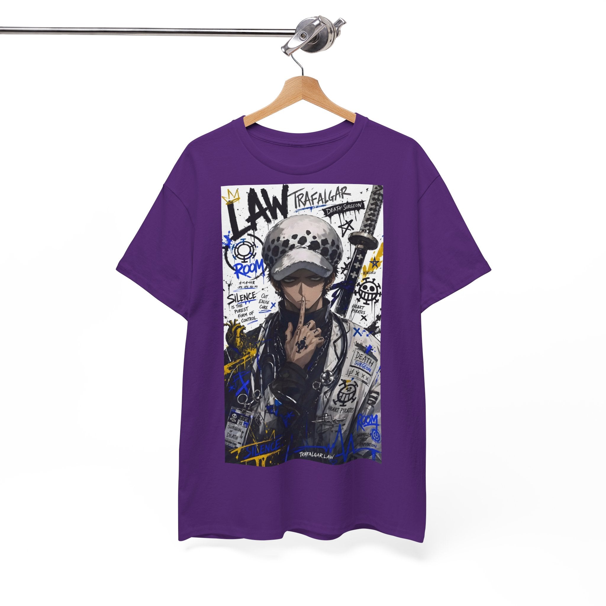 Anime T-Shirt "Trafalgar Law Streetwear" PlusVibe (Έως 5XL)