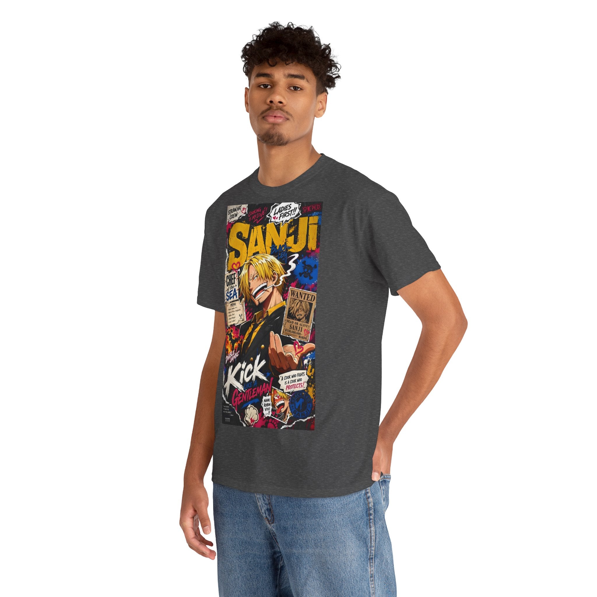 Anime T-Shirt "Vinsmoke Sanji Streetwear" PlusVibe (Έως 5XL)