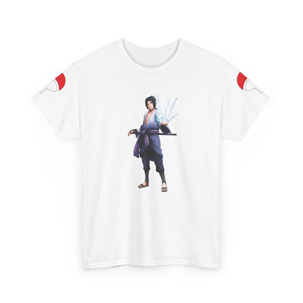 Graphic Anime Μπλούζα Sasuke – Premium Uchiha Clan Logo Tee