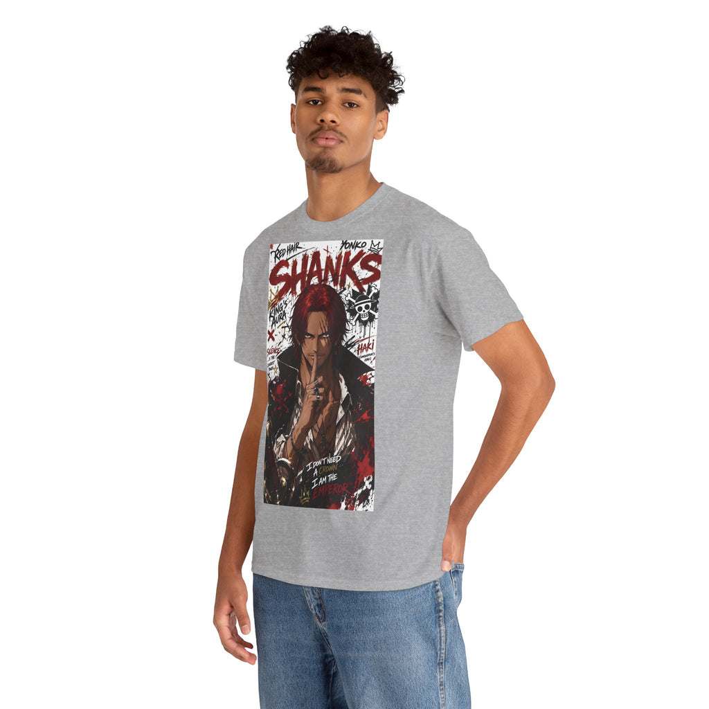 Anime T-Shirt "Red-Haired Shanks Streetwear" PlusVibe (Έως 5XL)