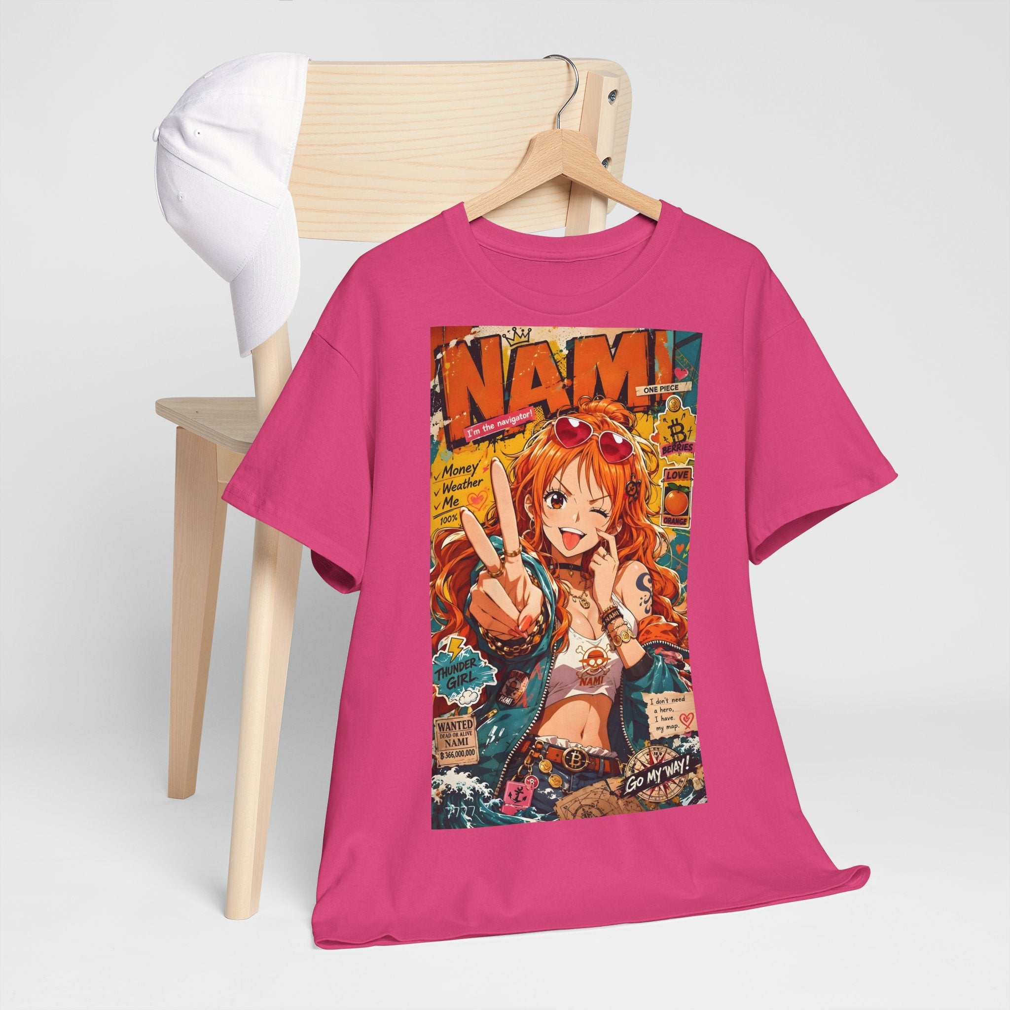 Anime T-Shirt "Nami Cat Burglar Streetwear" PlusVibe (Έως 5XL)