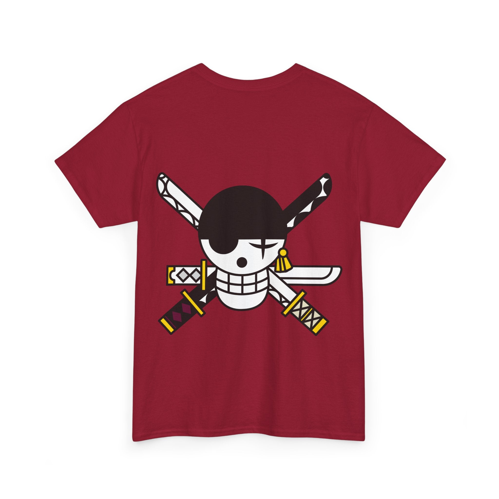 Anime T-Shirt "Zoro Jolly Roger" Backprint PlusVibe (Έως 5XL)