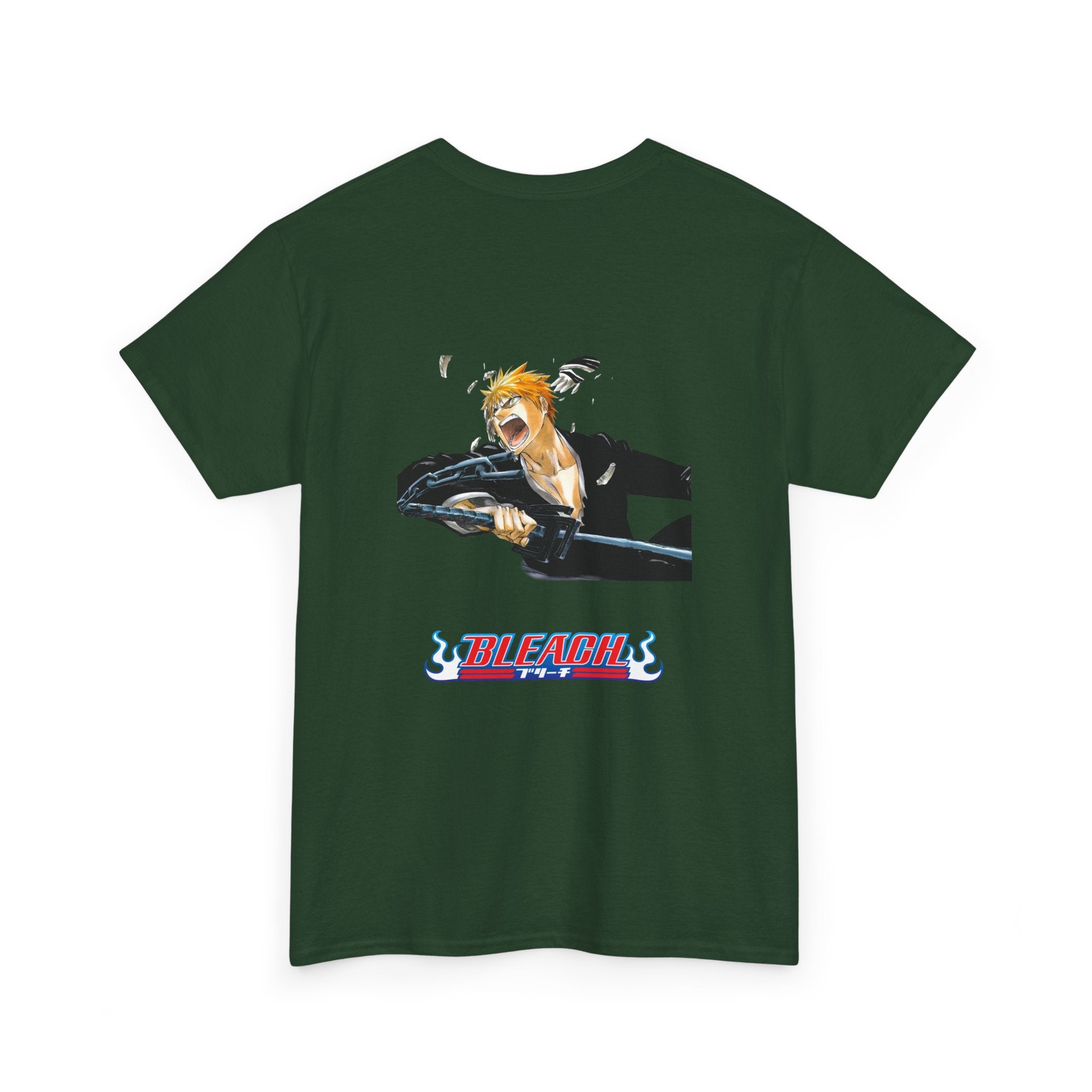 Graphic Anime Μπλούζα Bleach Retro Logo – Vintage Back Print