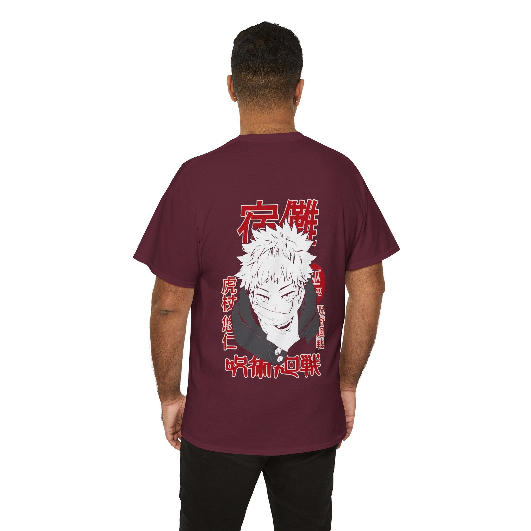 Anime T-Shirt "Yuji Itadori Sukuna Hand" PlusVibe (Έως 5XL)