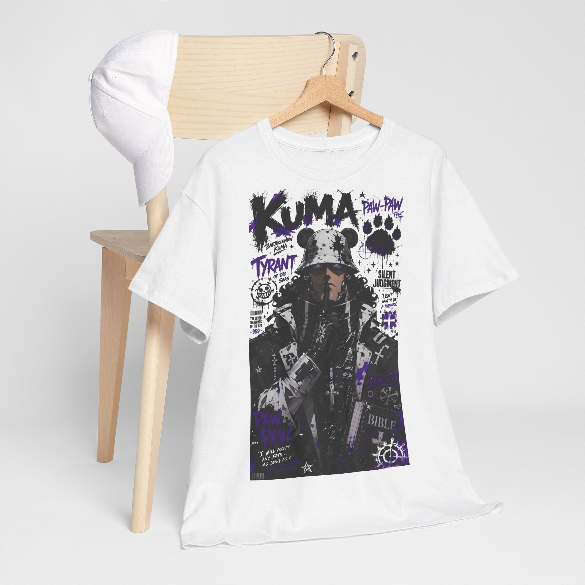 Anime T-Shirt "Bartholomew Kuma Streetwear" PlusVibe (Έως 5XL)