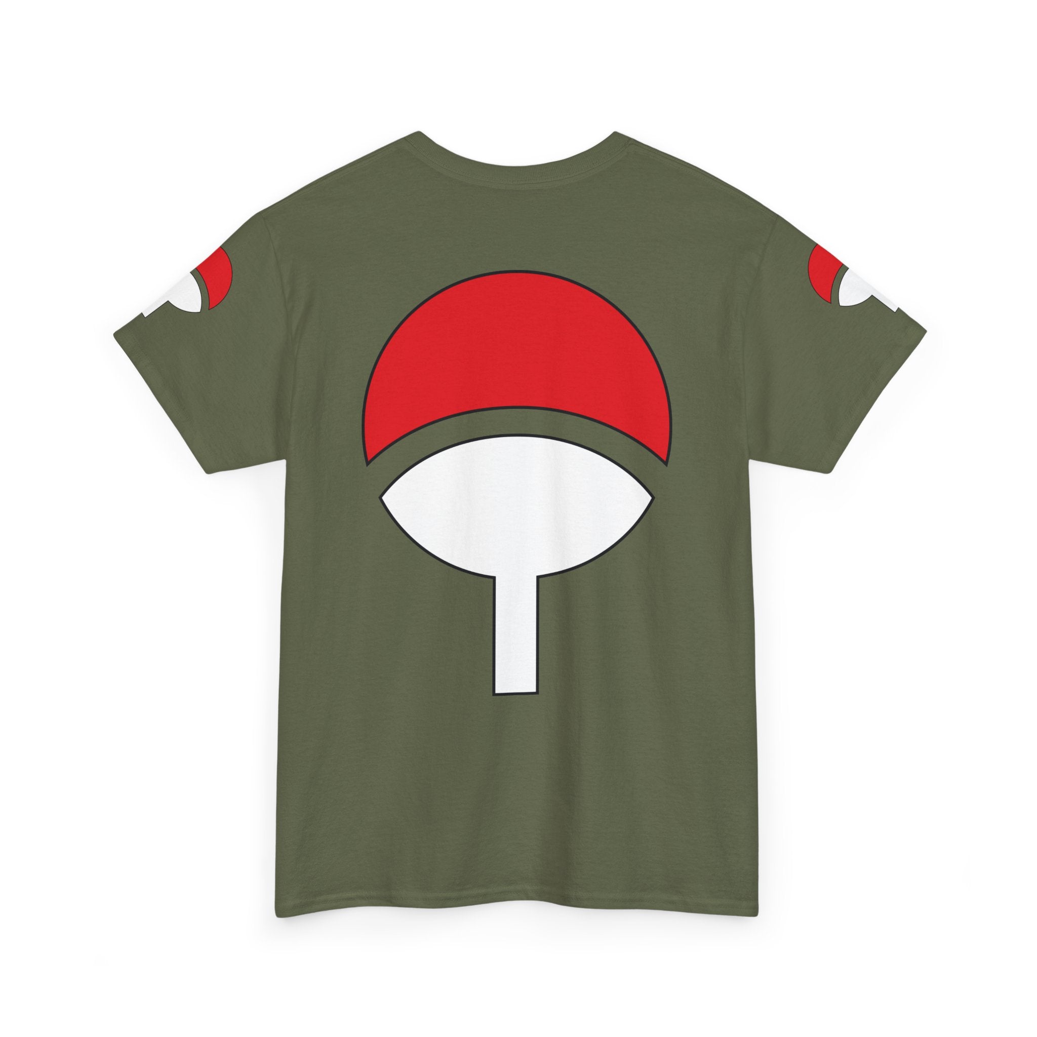 Graphic Anime Μπλούζα Sasuke – Premium Uchiha Clan Logo Tee