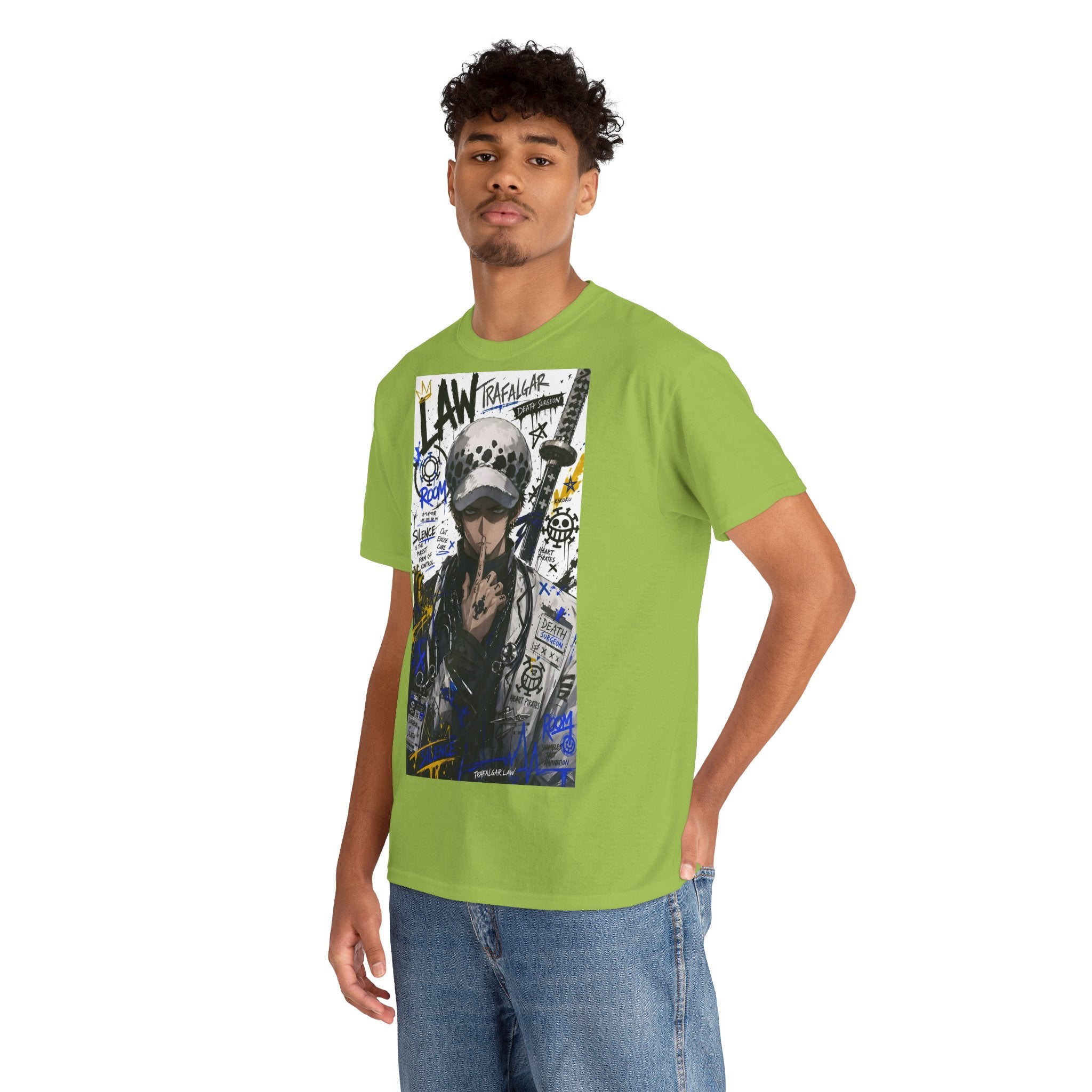 Anime T-Shirt "Trafalgar Law Streetwear" PlusVibe (Έως 5XL)