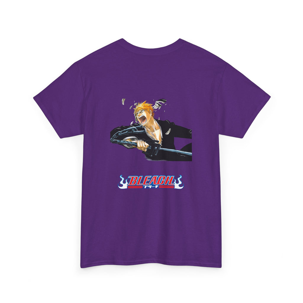 Graphic Anime Μπλούζα Bleach Retro Logo – Vintage Back Print