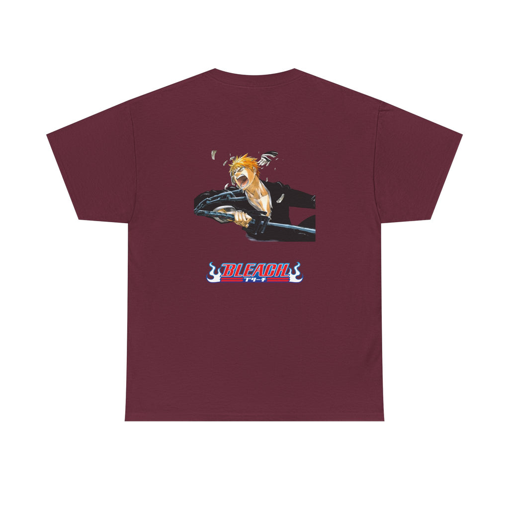 Graphic Anime Μπλούζα Bleach Retro Logo – Vintage Back Print