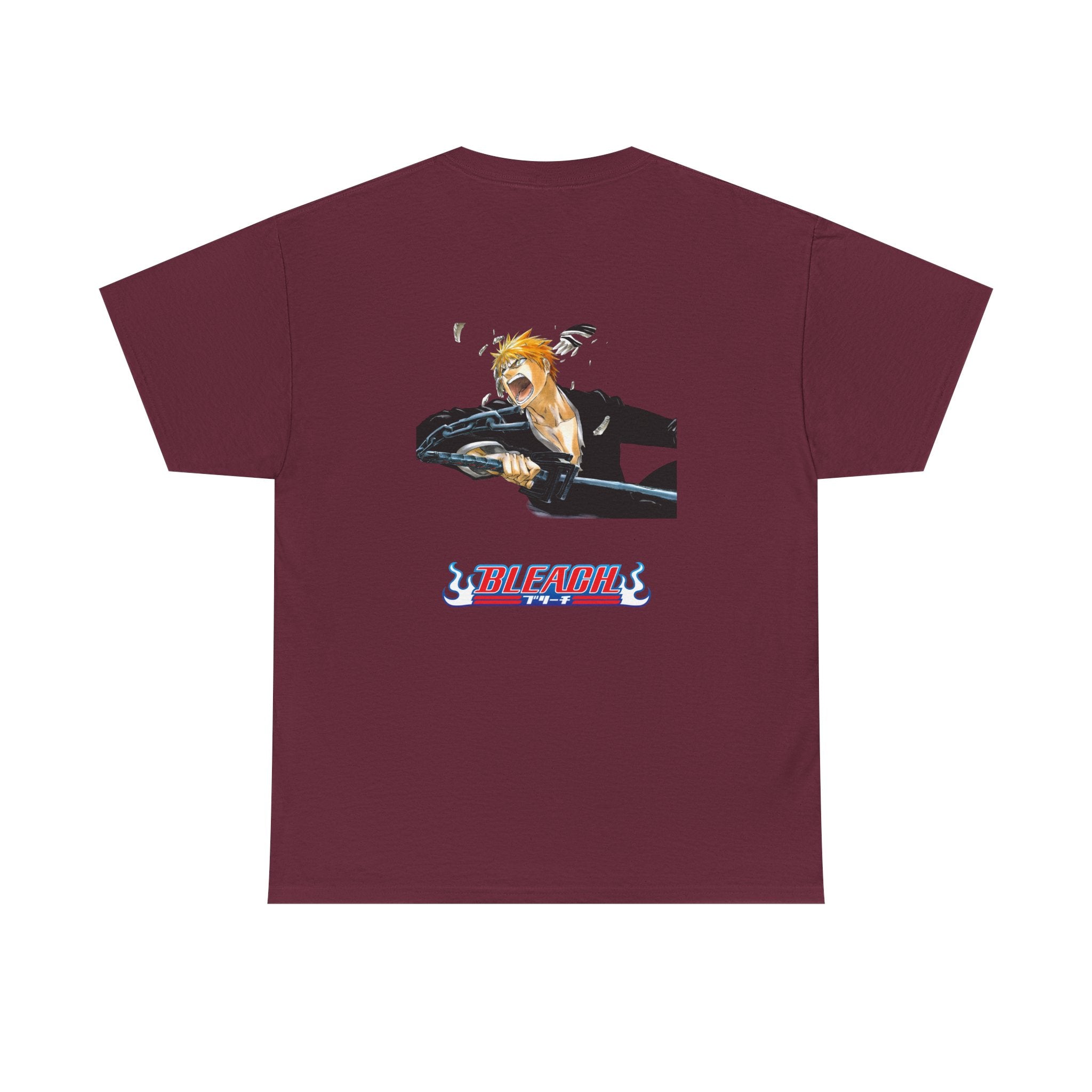 Graphic Anime Μπλούζα Bleach Retro Logo – Vintage Back Print
