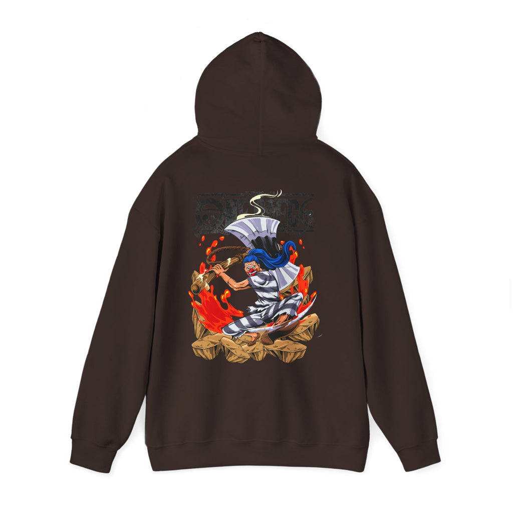 Oversized Anime Φούτερ "Buggy Flashy Yonko" PlusVibe (Έως 5XL)