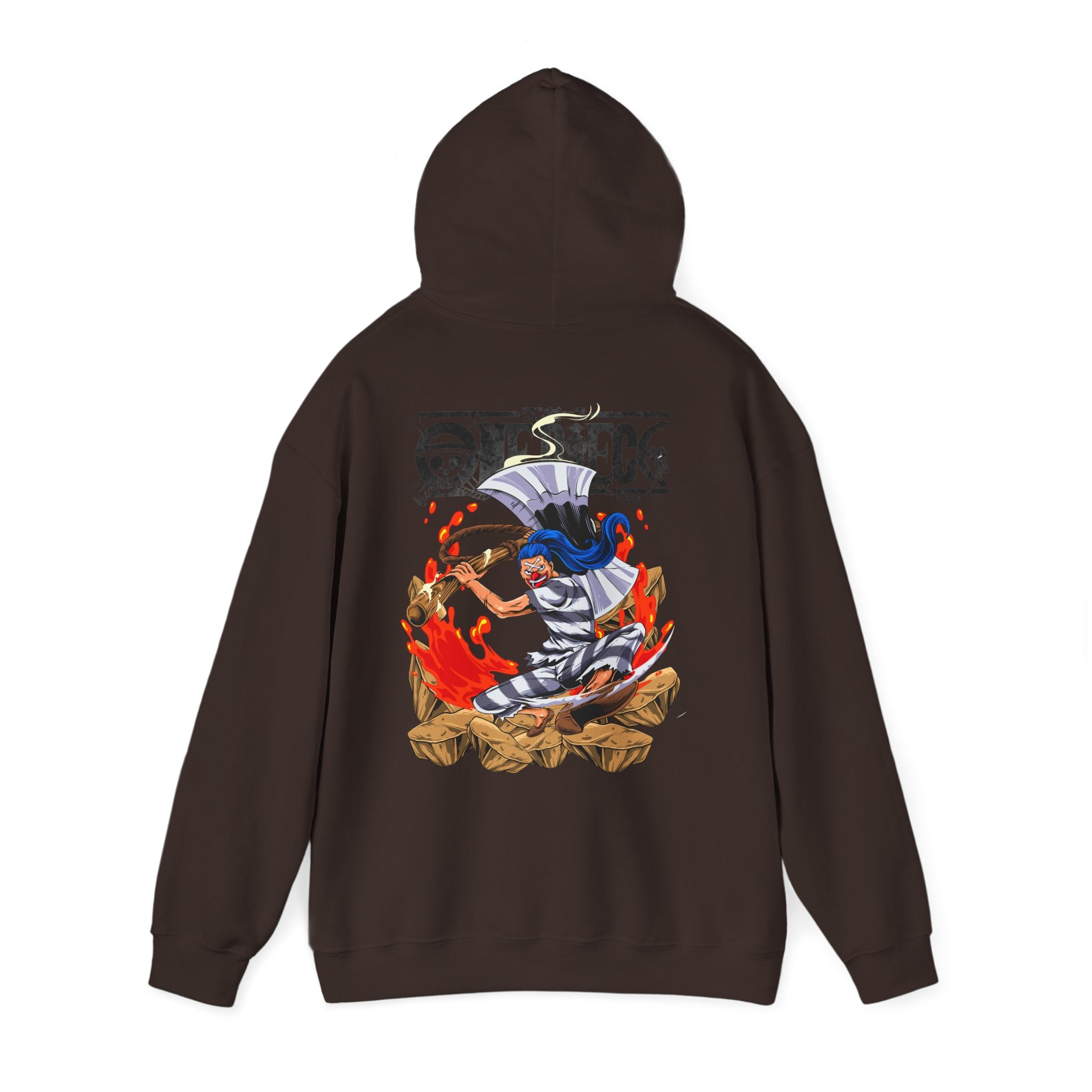 Oversized Anime Φούτερ "Buggy Flashy Yonko" PlusVibe (Έως 5XL)