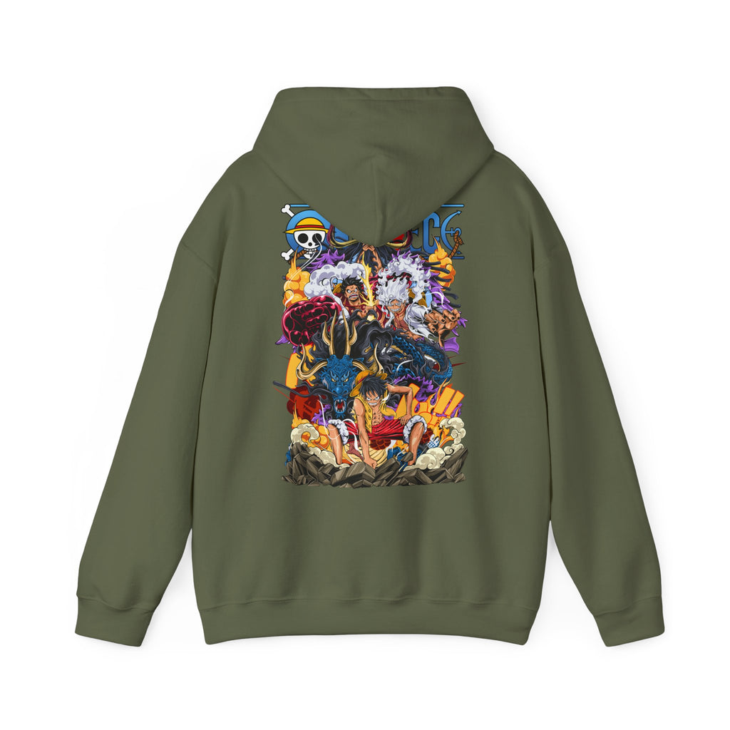 Oversized Φούτερ Luffy Gears Evolution – Unisex Comfort Fit