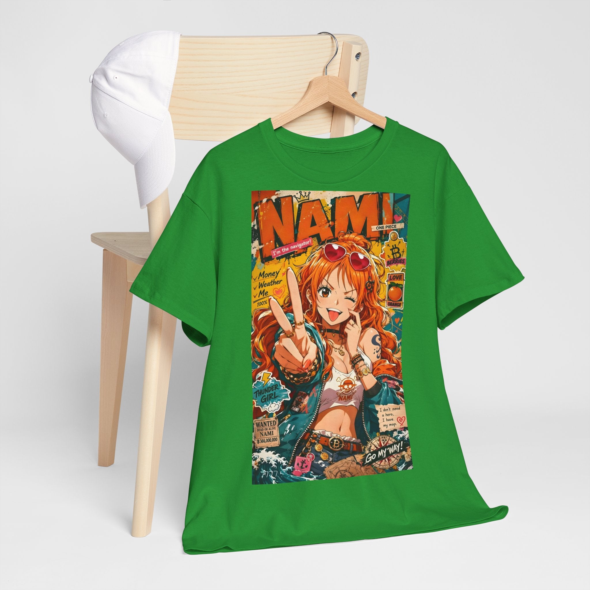 Anime T-Shirt "Nami Cat Burglar Streetwear" PlusVibe (Έως 5XL)
