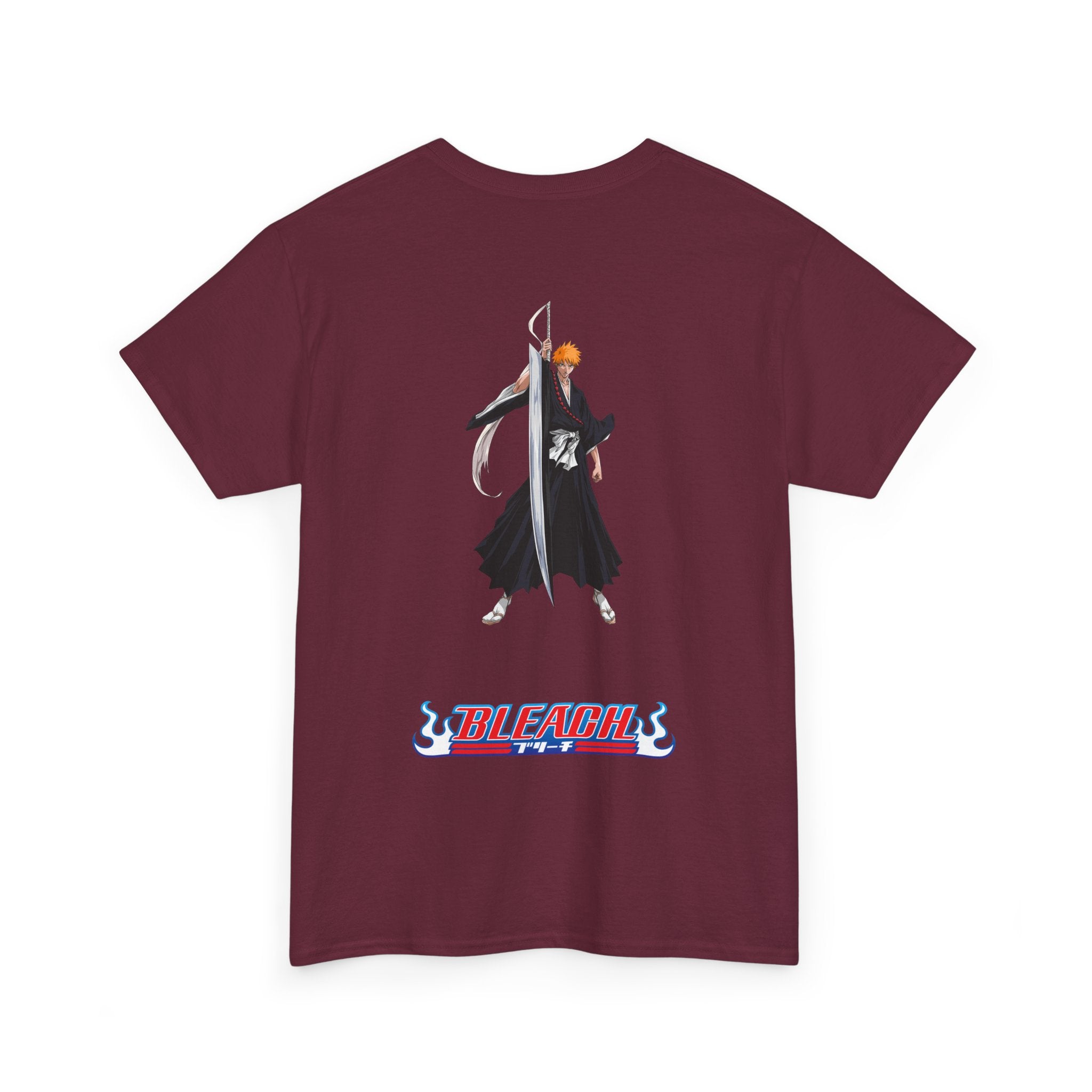Anime T-Shirt Bleach "Ichigo Kurosaki" Back Graphic PlusVibe (Έως 5XL)