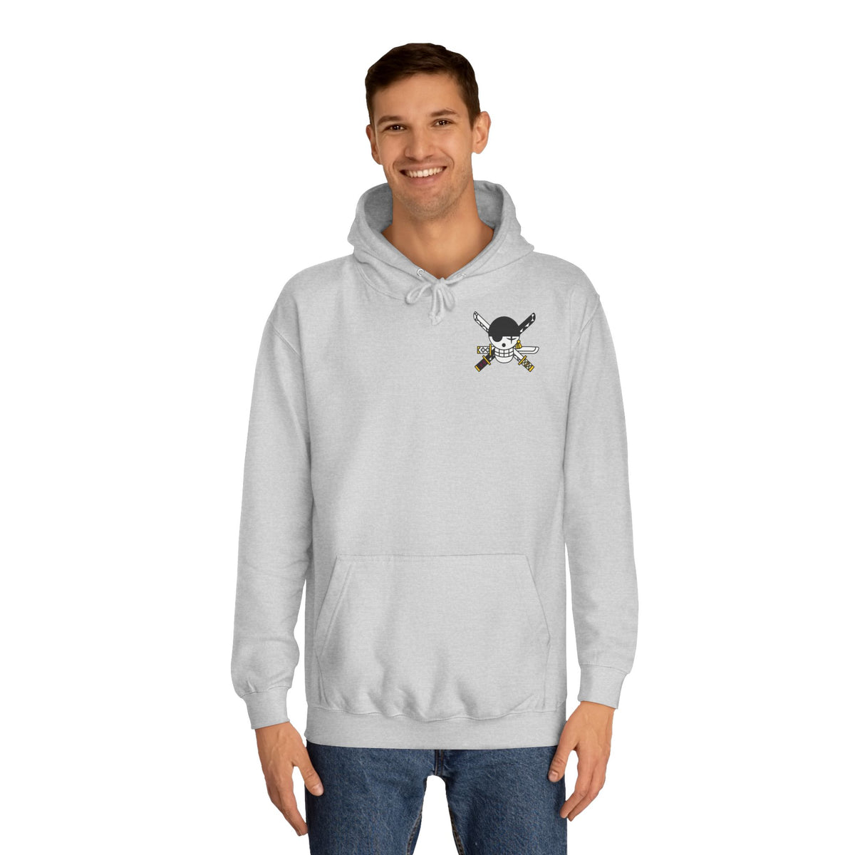 Anime Hoodie "Roronoa Zoro Outline" PlusVibe (Έως 5XL)