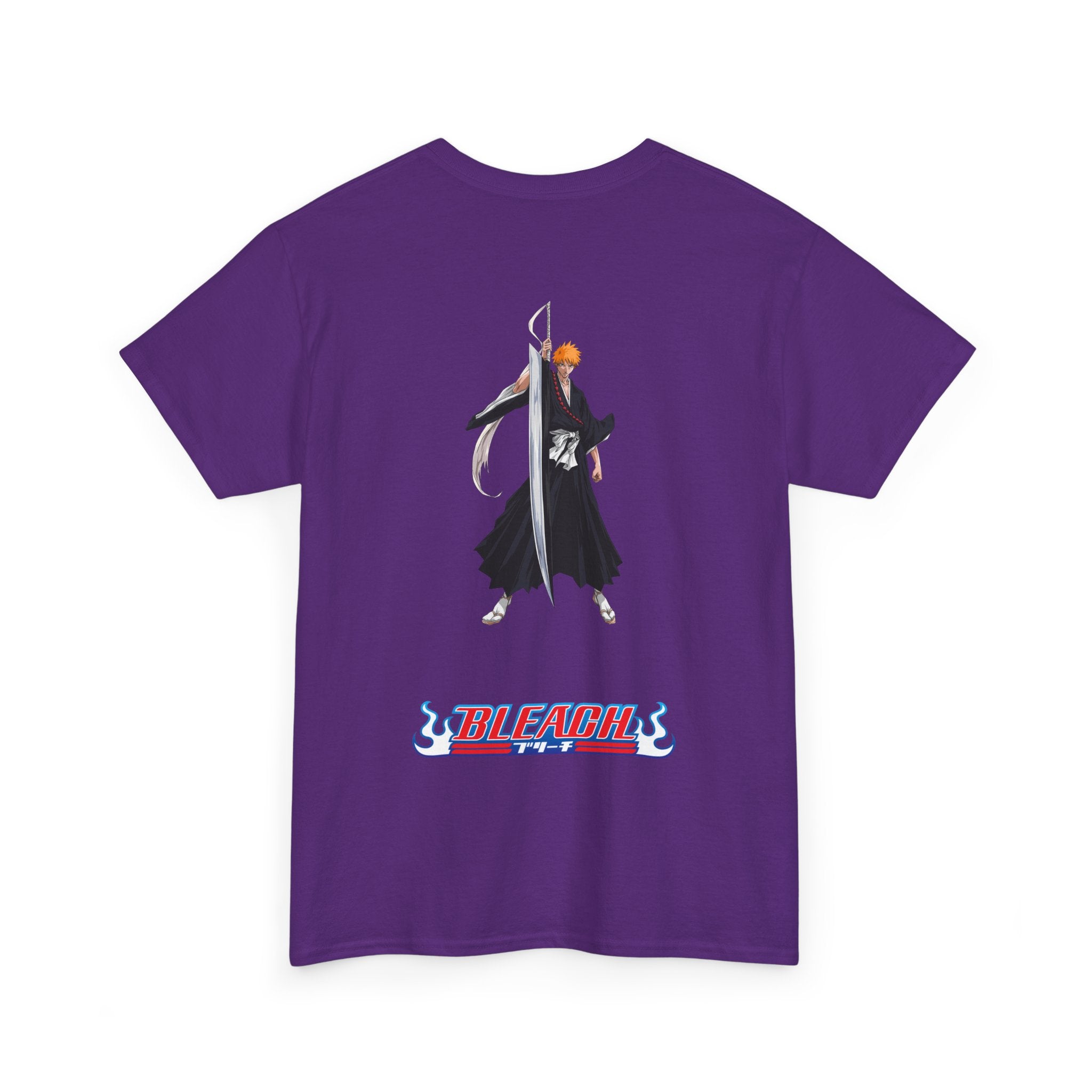 Anime T-Shirt Bleach "Ichigo Kurosaki" Back Graphic PlusVibe (Έως 5XL)